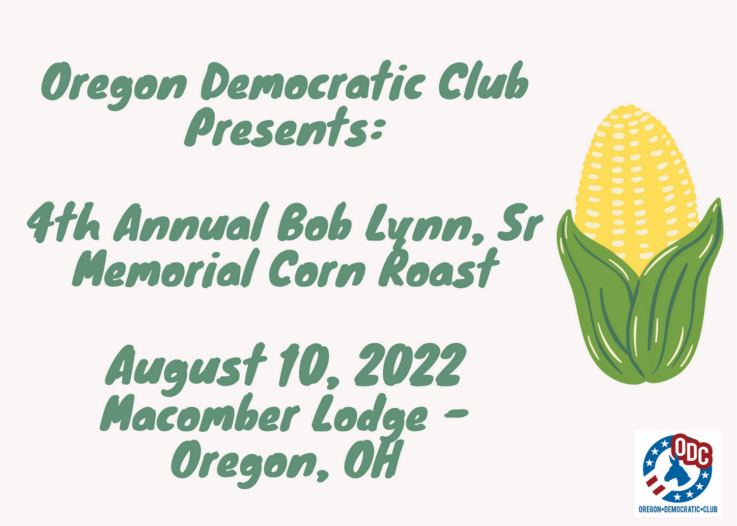 4th Annual Bob Lynn, Sr. Memorial Corn Roast