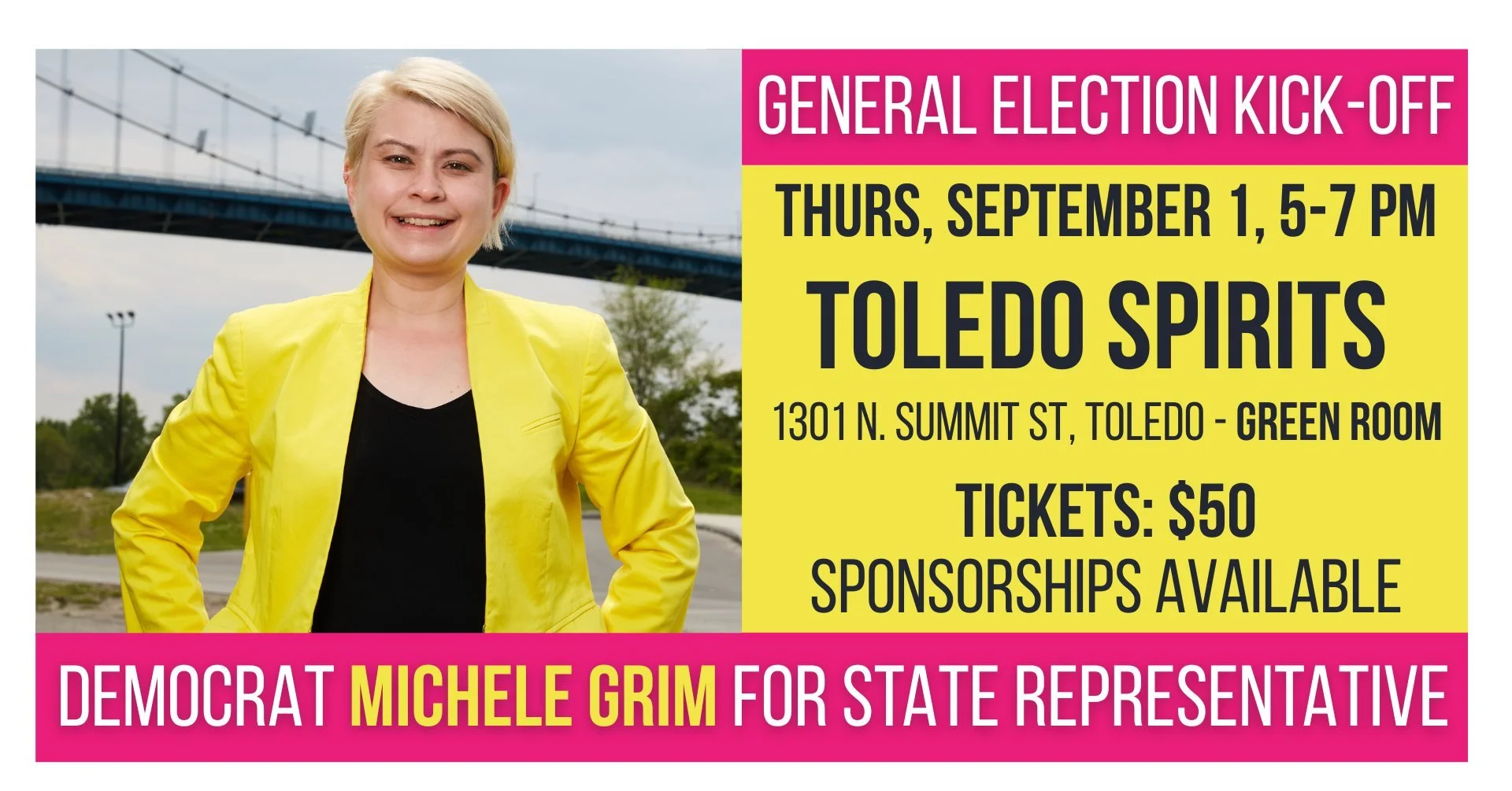 GENERAL ELECTION KICK-OFF FOR DEMOCRAT MICHELE GRIM FOR STATE REPRESENTATIVE