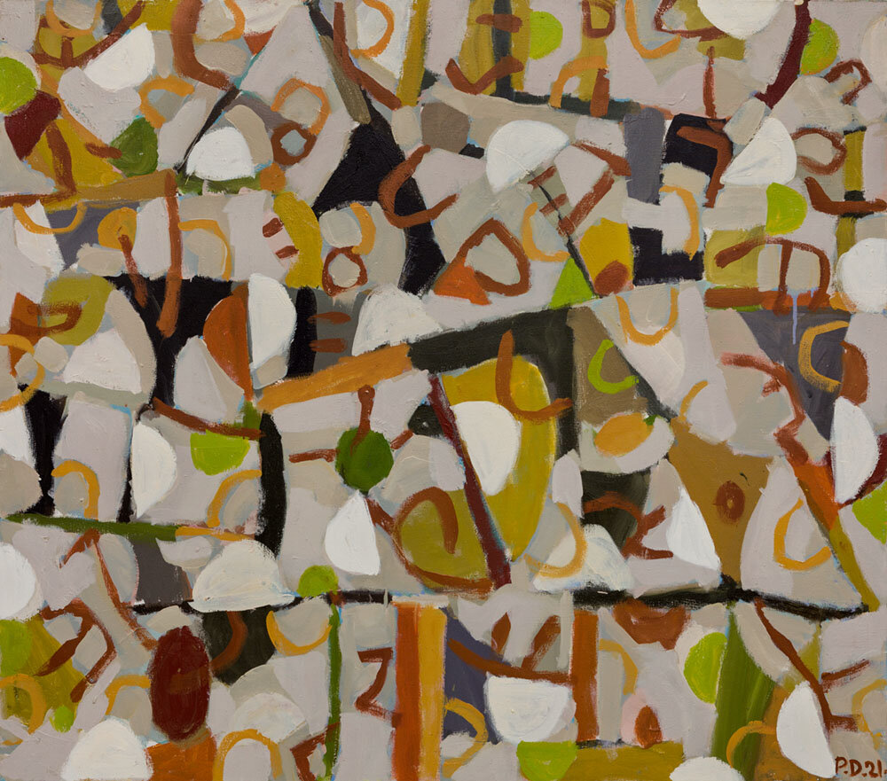 What Goes Round... 105 x 120 cm oil on canvas