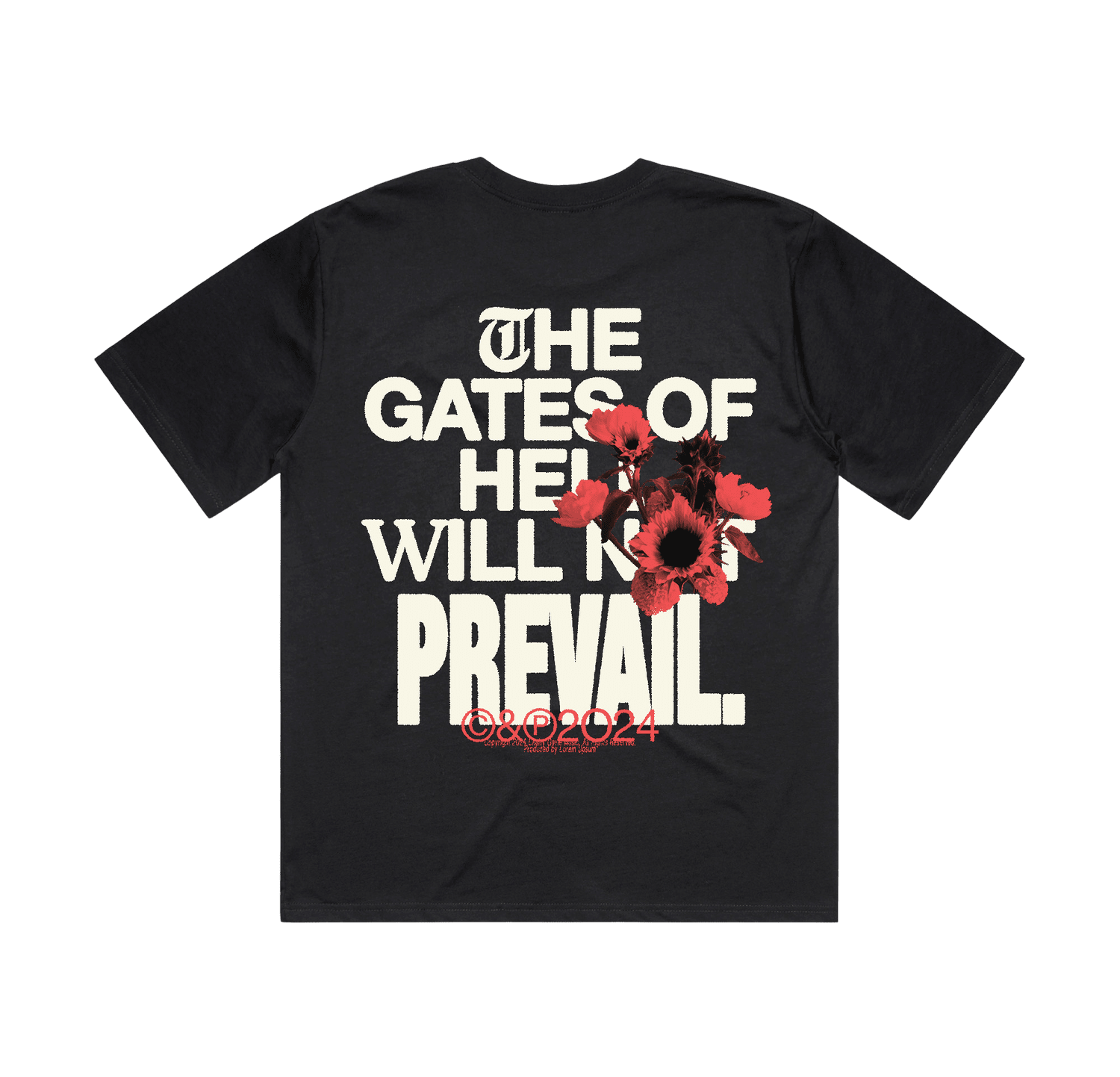 Gates of Hell will Not Prevail | T-Shirt — CHARITY GAYLE