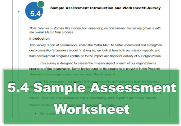 5.4 Sample Assessment Worksheet