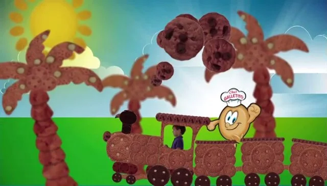 La Parmigiana, Galletas Cuña tv