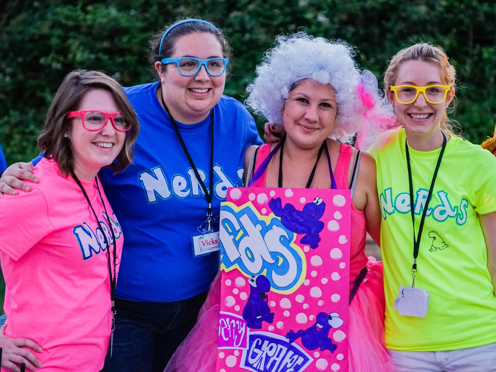 From left: Krystin Whitacre, Victoria Valencia, Richelle Ramirez, and Erin Fletcher.