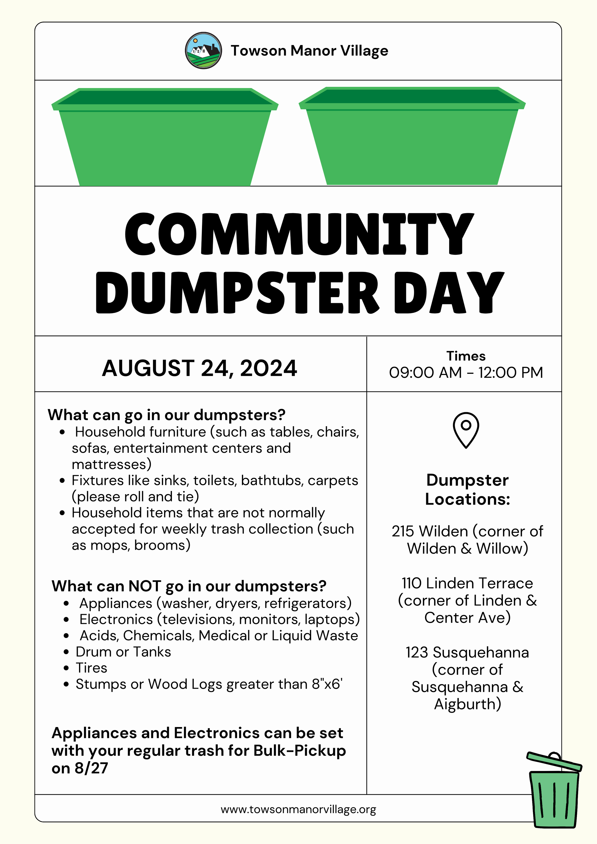 Dumpster Day 2024