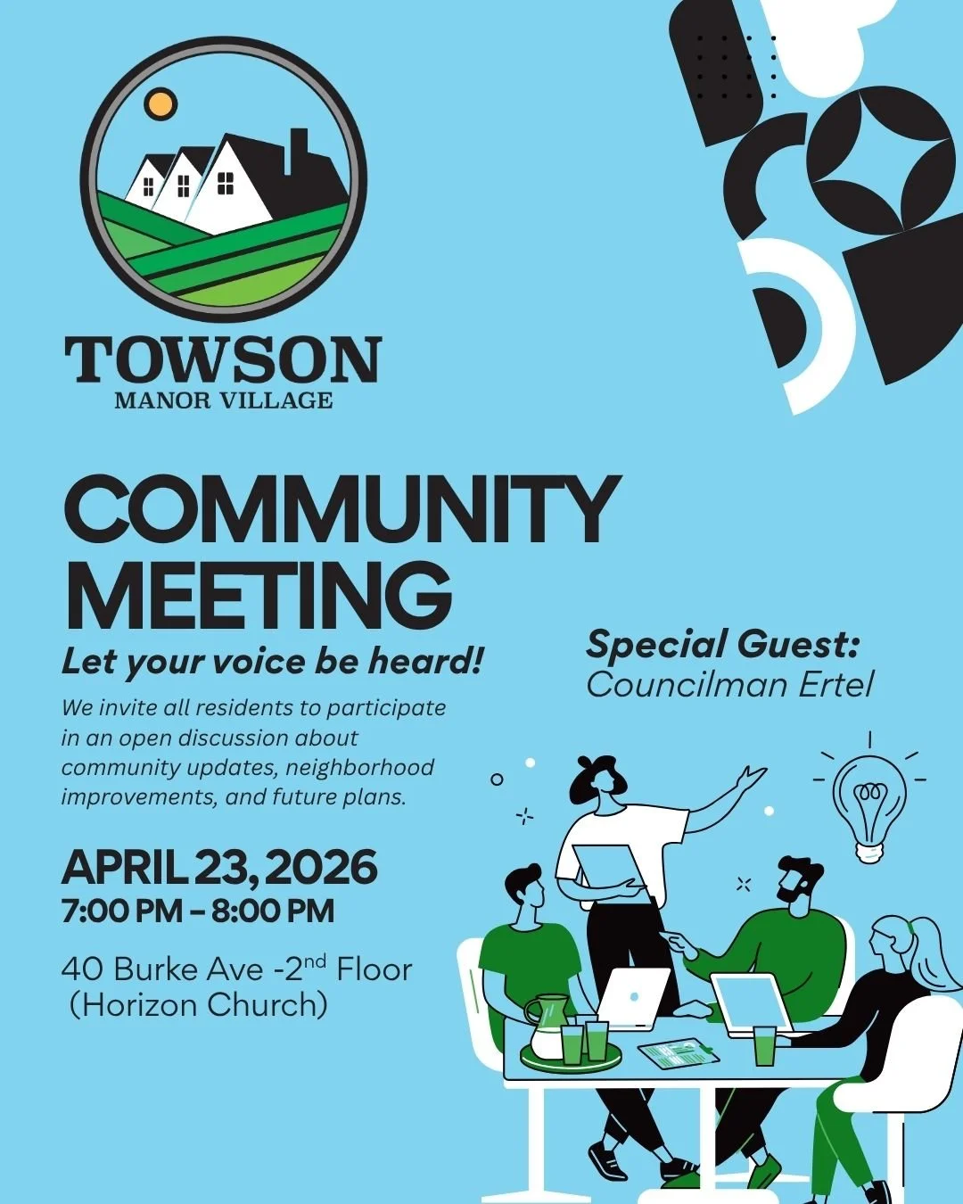 TMV Community Meeting - April 23rd 