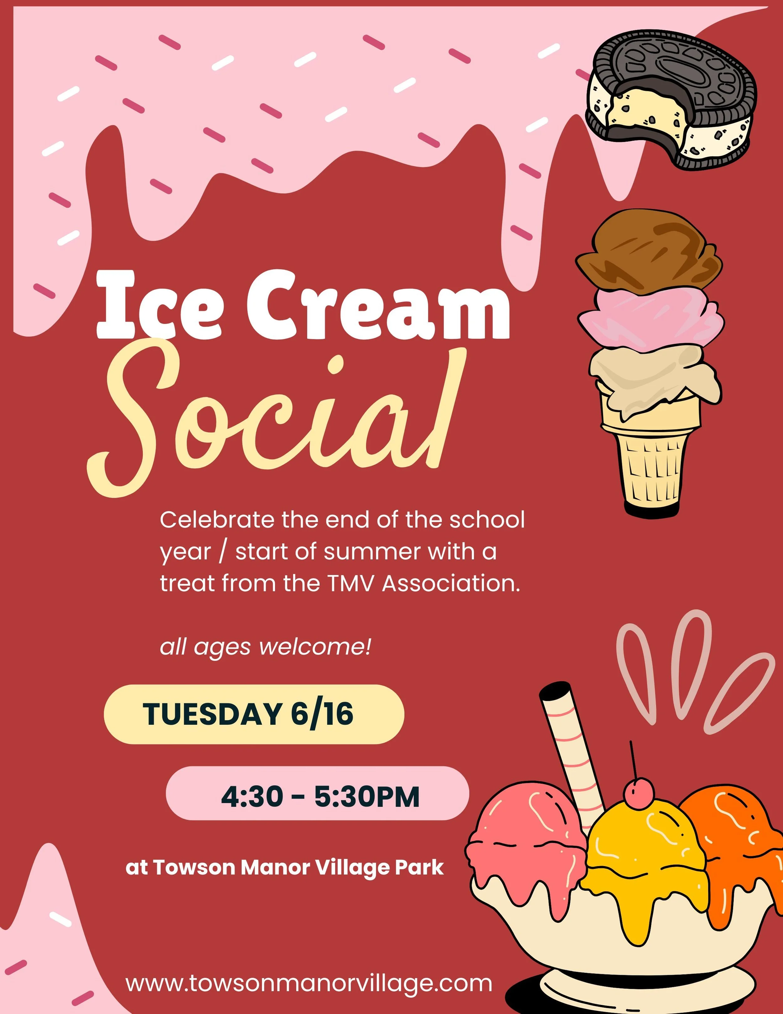 Ice Cream Social - Celebrate Summer!