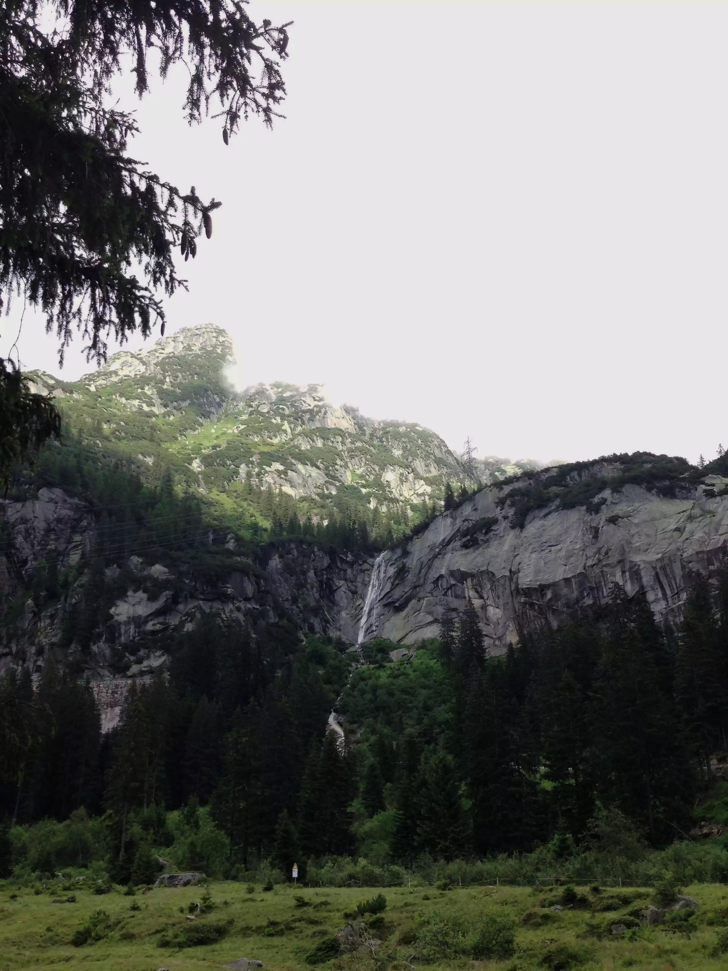 View from the base of a canyoning tour 