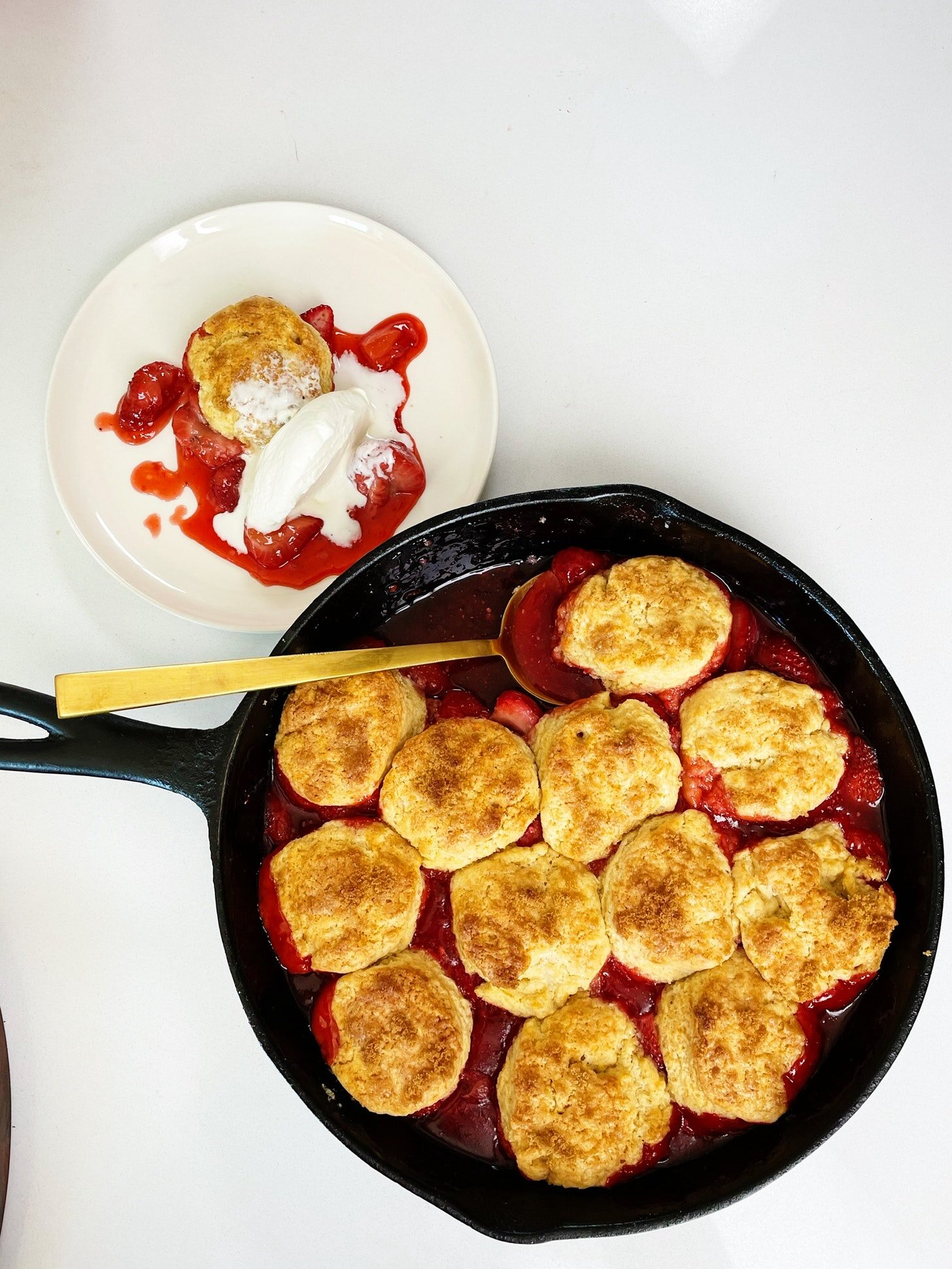 Strawberry Shortcake Cobbler — Alison Roman