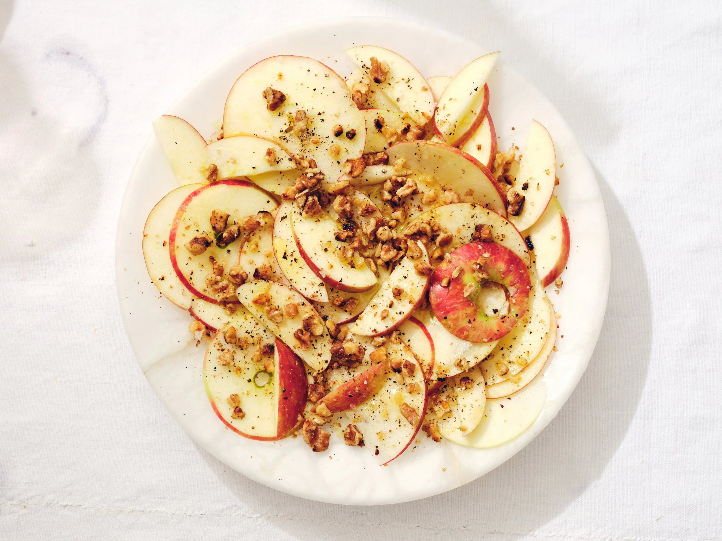 Apples with Honey and Crushed Walnuts — Alison Roman
