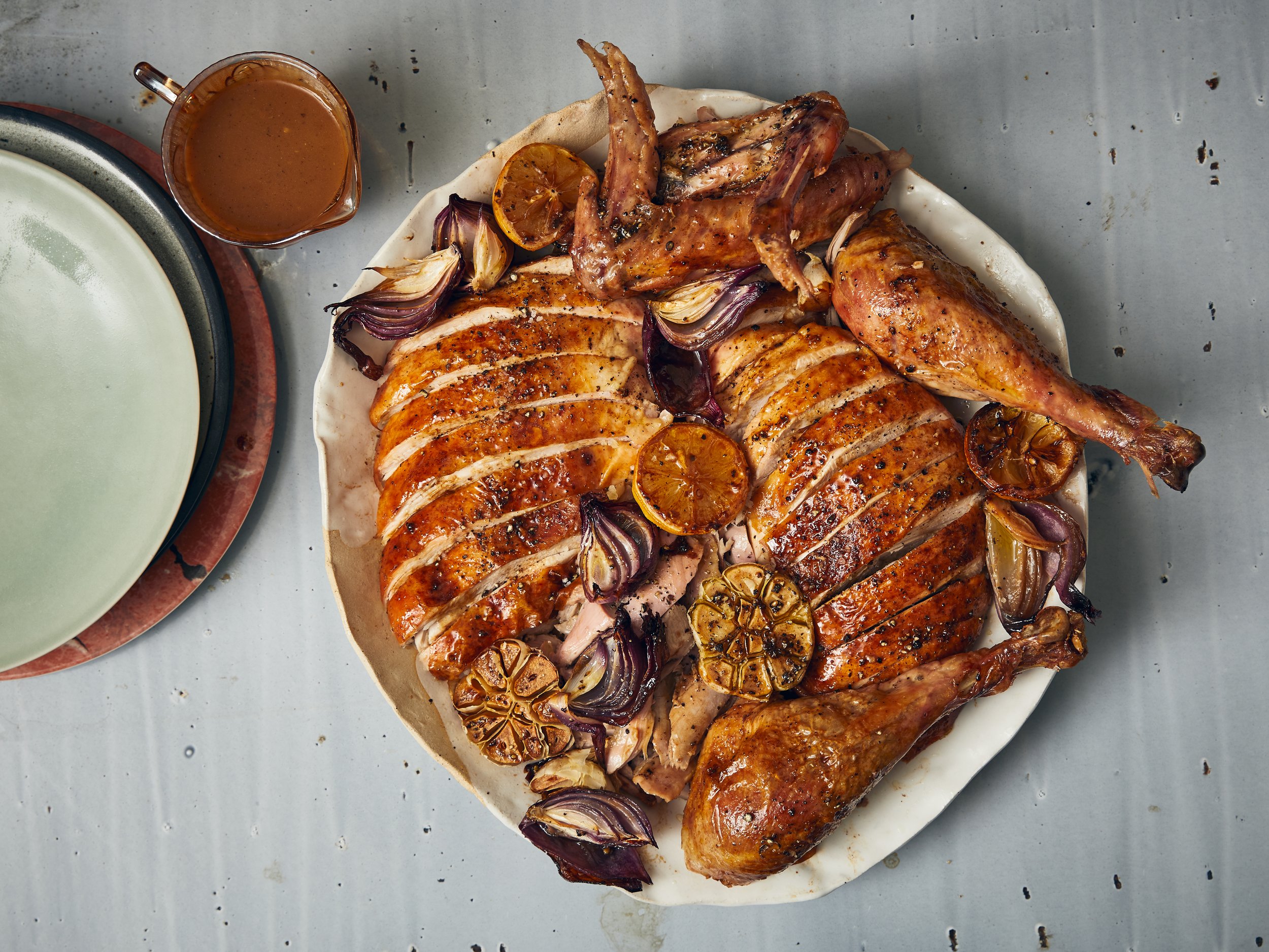 Sheet-Pan Turkey and Gravy Recipe