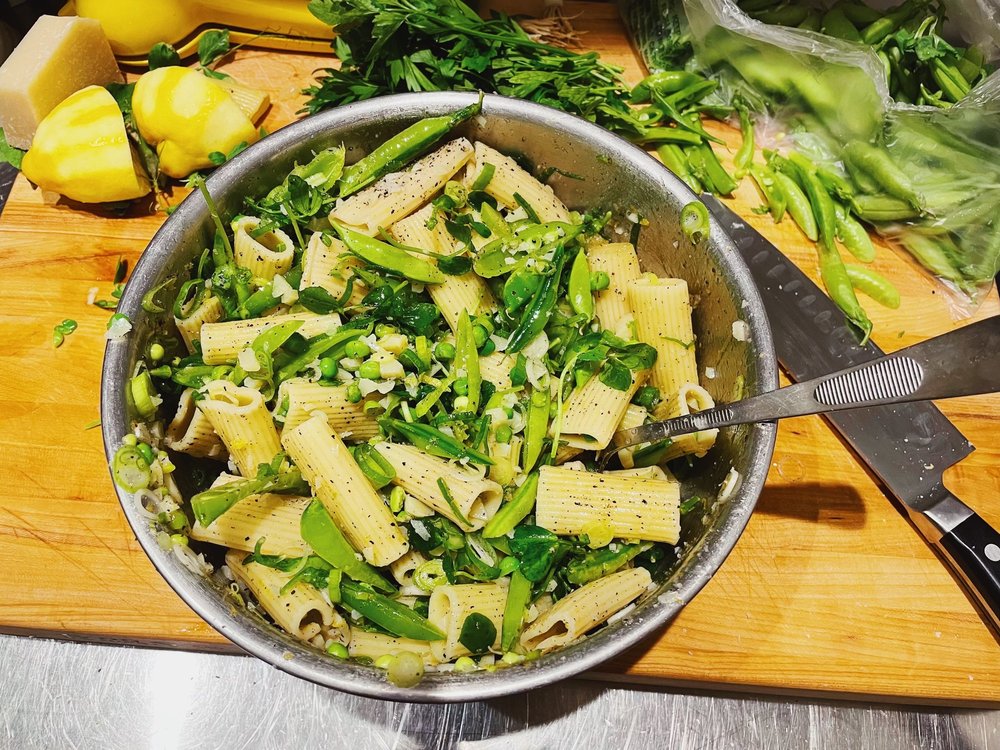 Pasta Salad with Peas and Parmesan — Alison Roman