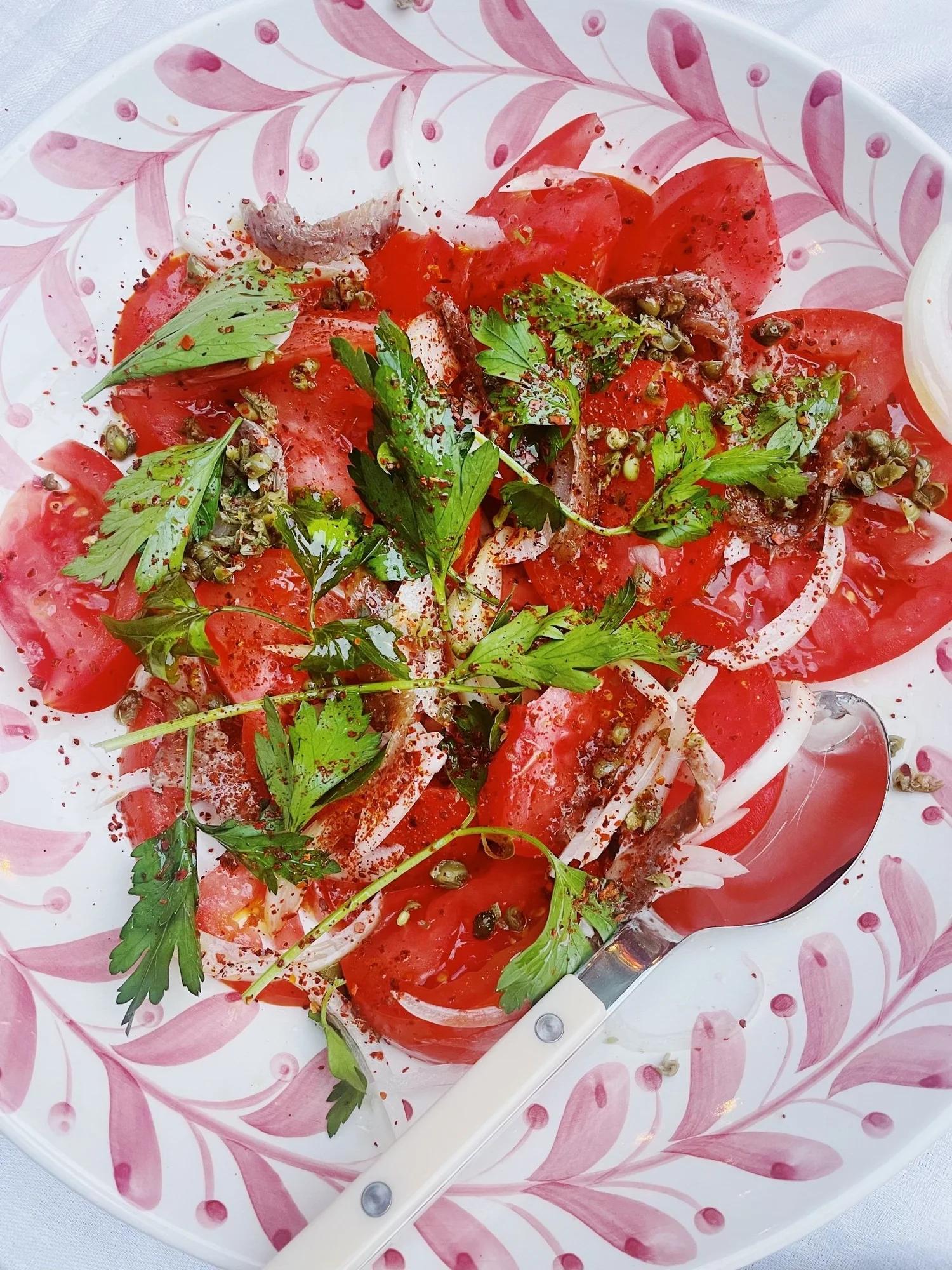 Tomato Salad with Anchovies and Onion — Alison Roman