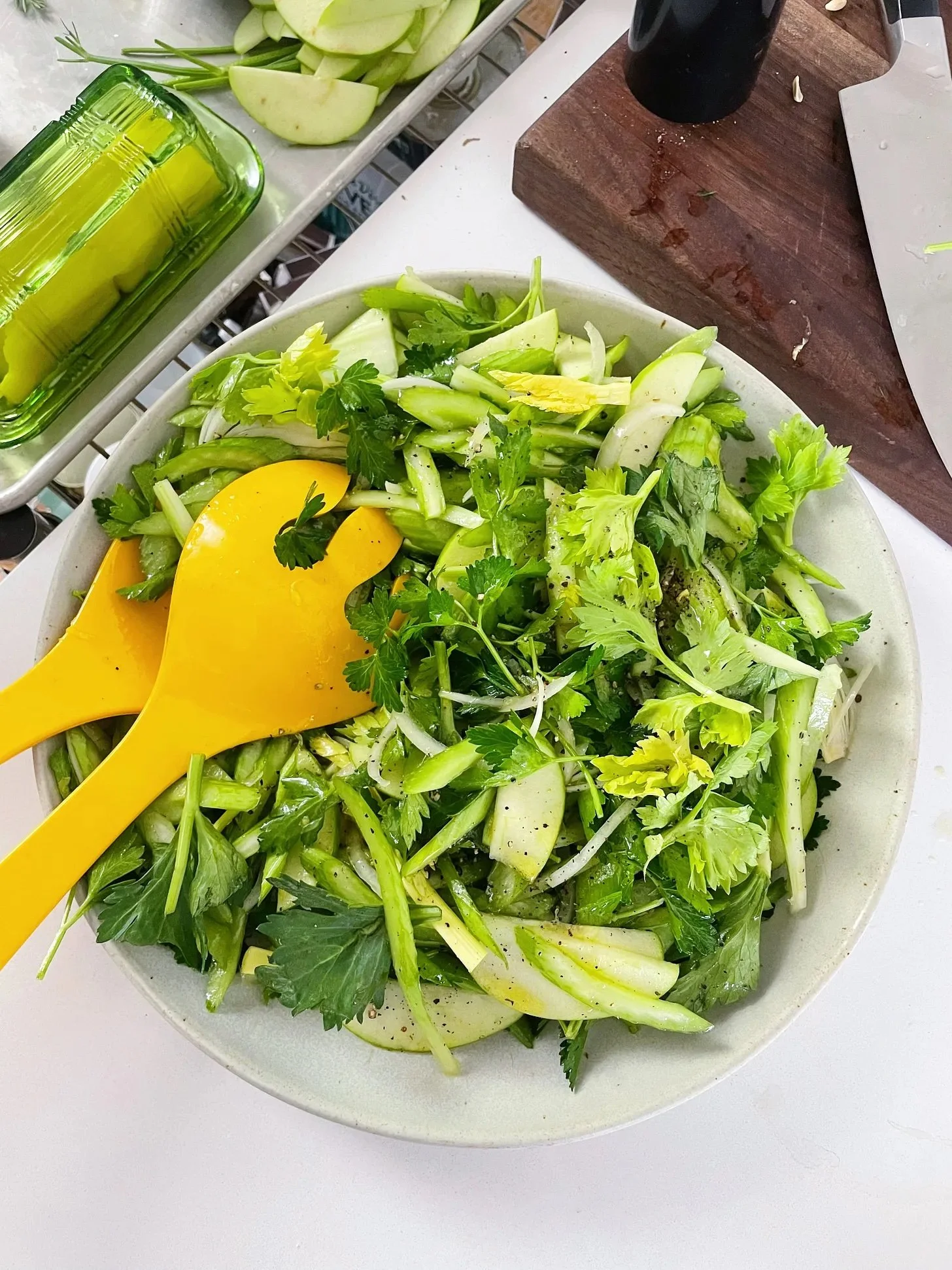 Celery Salad with Sour Apple and Walnuts — Alison Roman