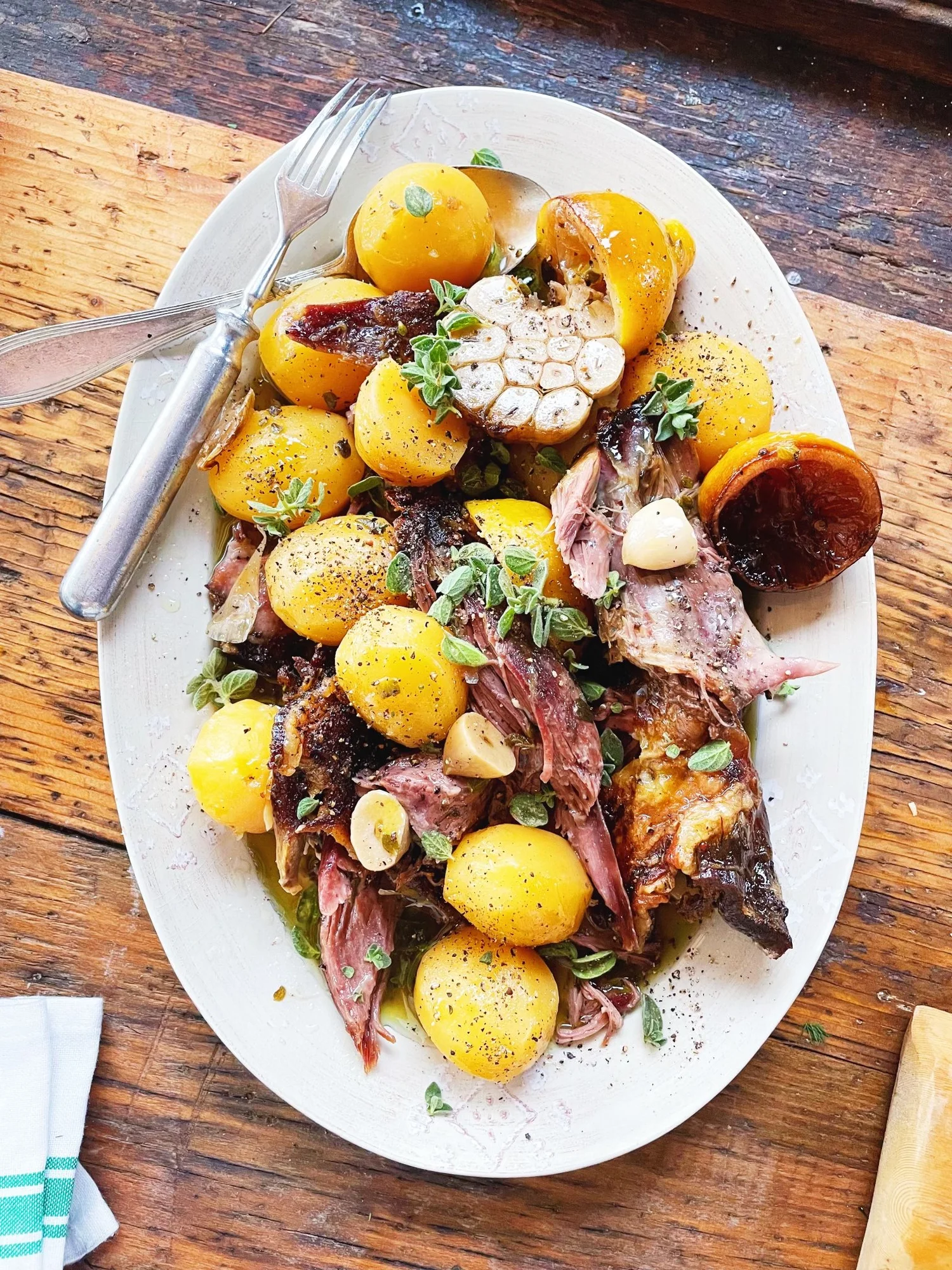 Slow Cooked Lamb with White Wine and Potatoes — Alison Roman