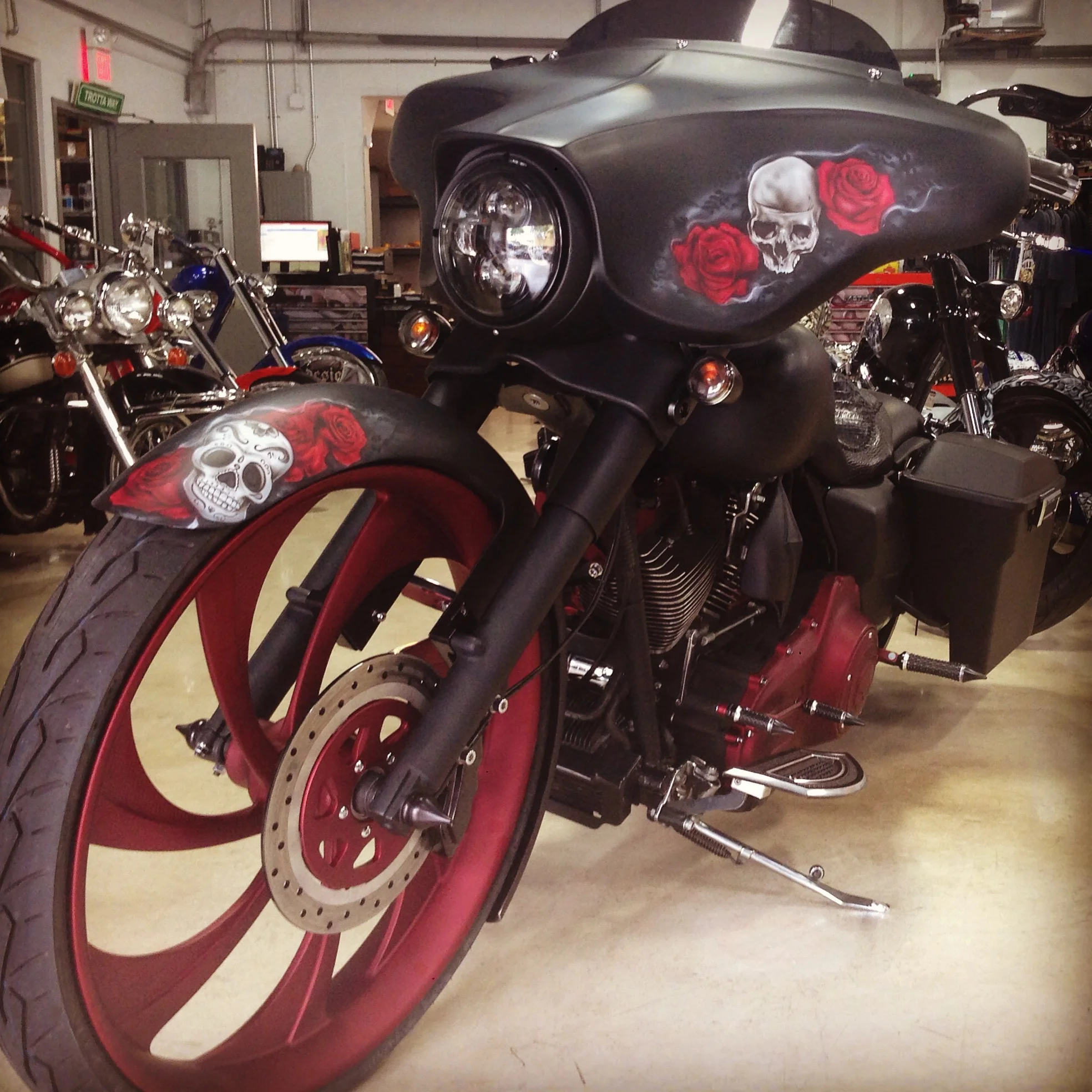 2012 CUSTOM EDDIE TROTTA STREETGLIDE BAGGER