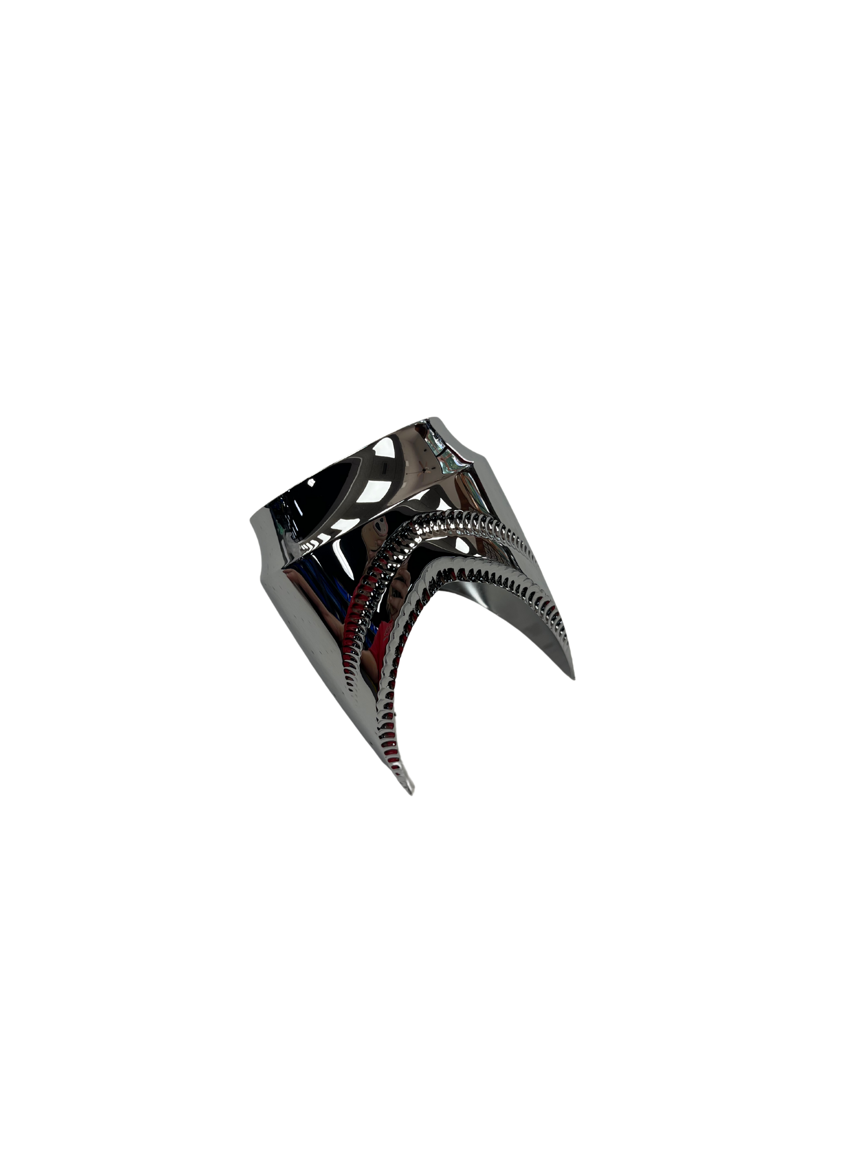 Pair of Shark Tooth Covers, Chrome