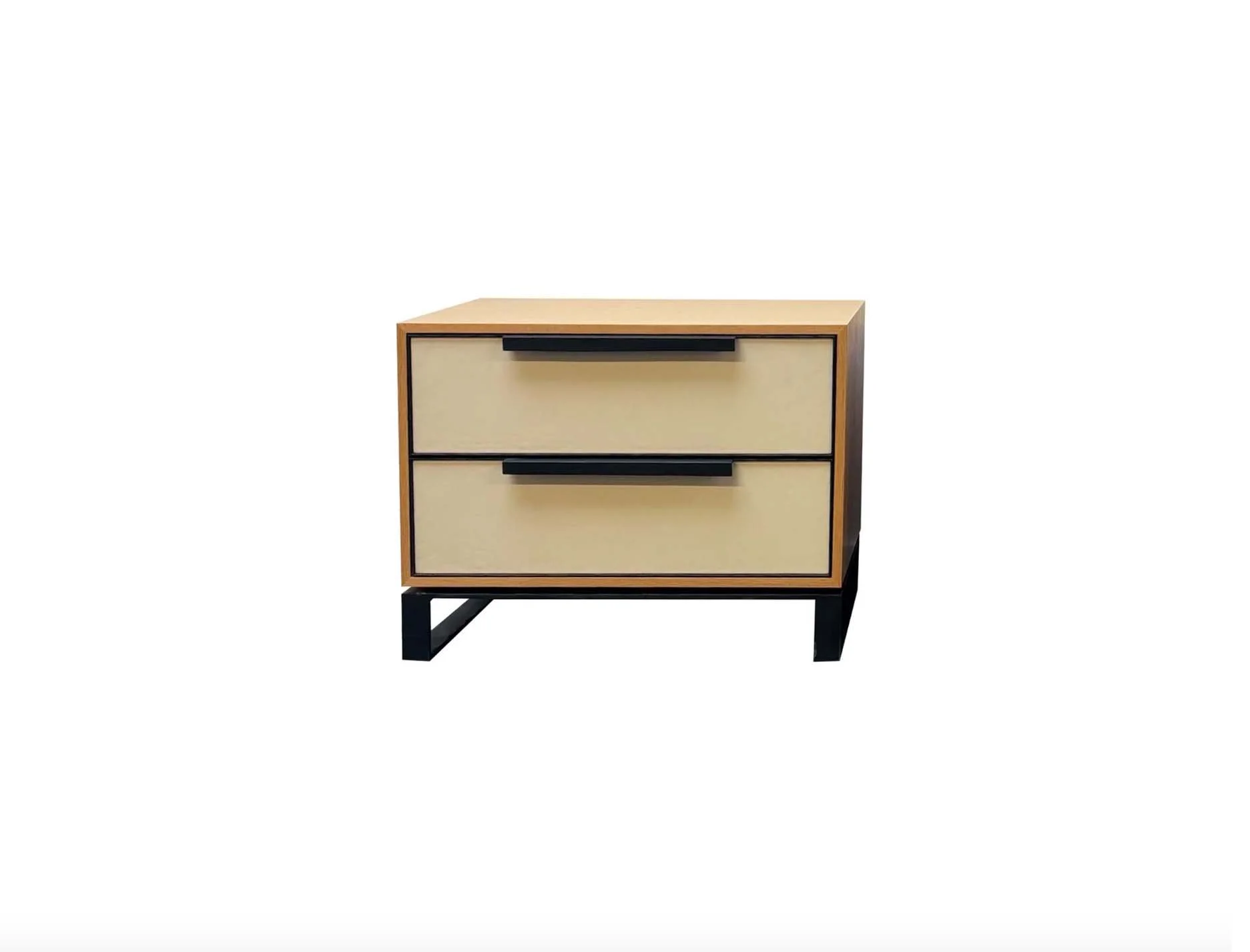 Chelsea Leather 2-Drawer Nightstand