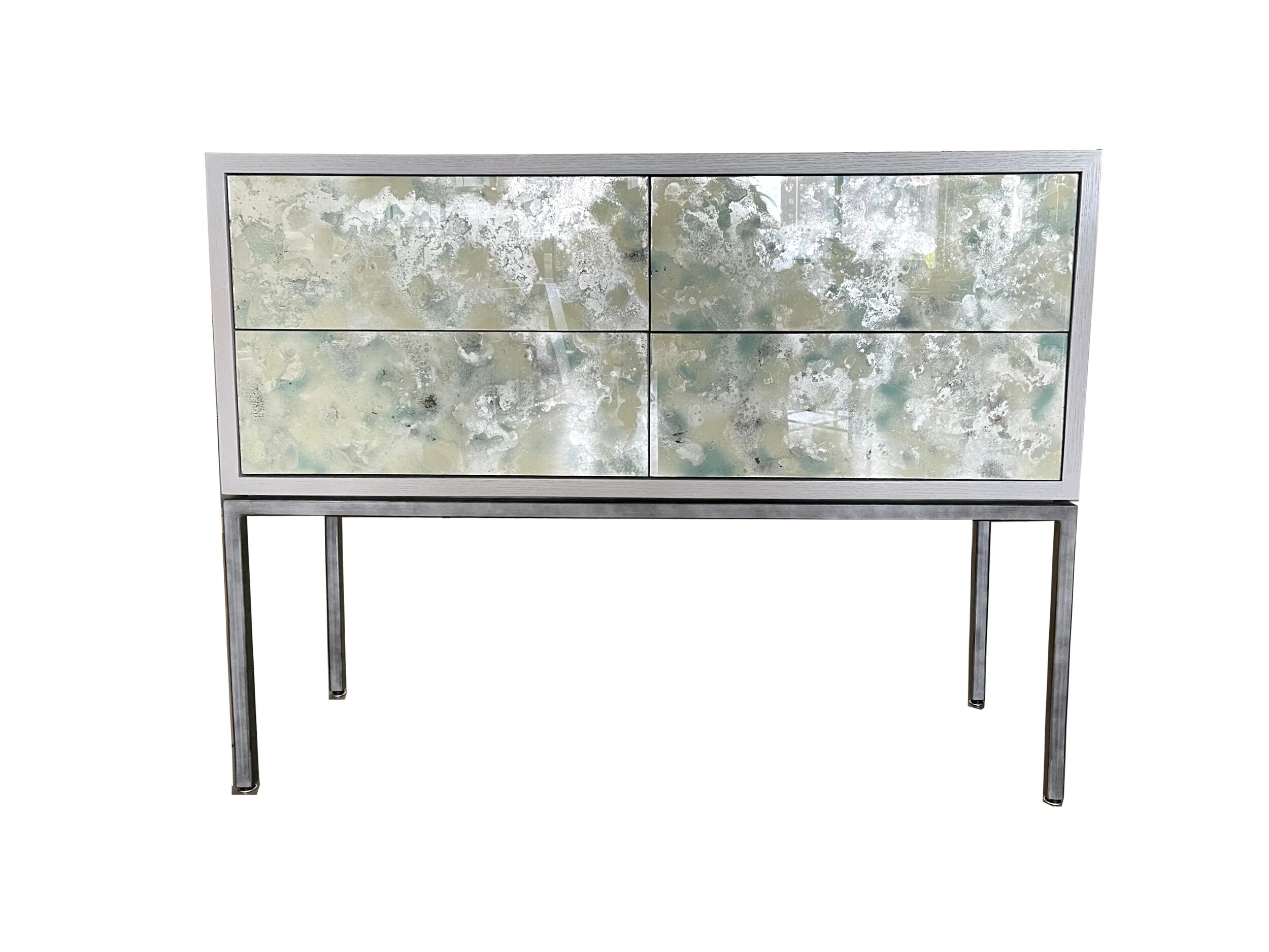 4 Drawer Églomisé Console