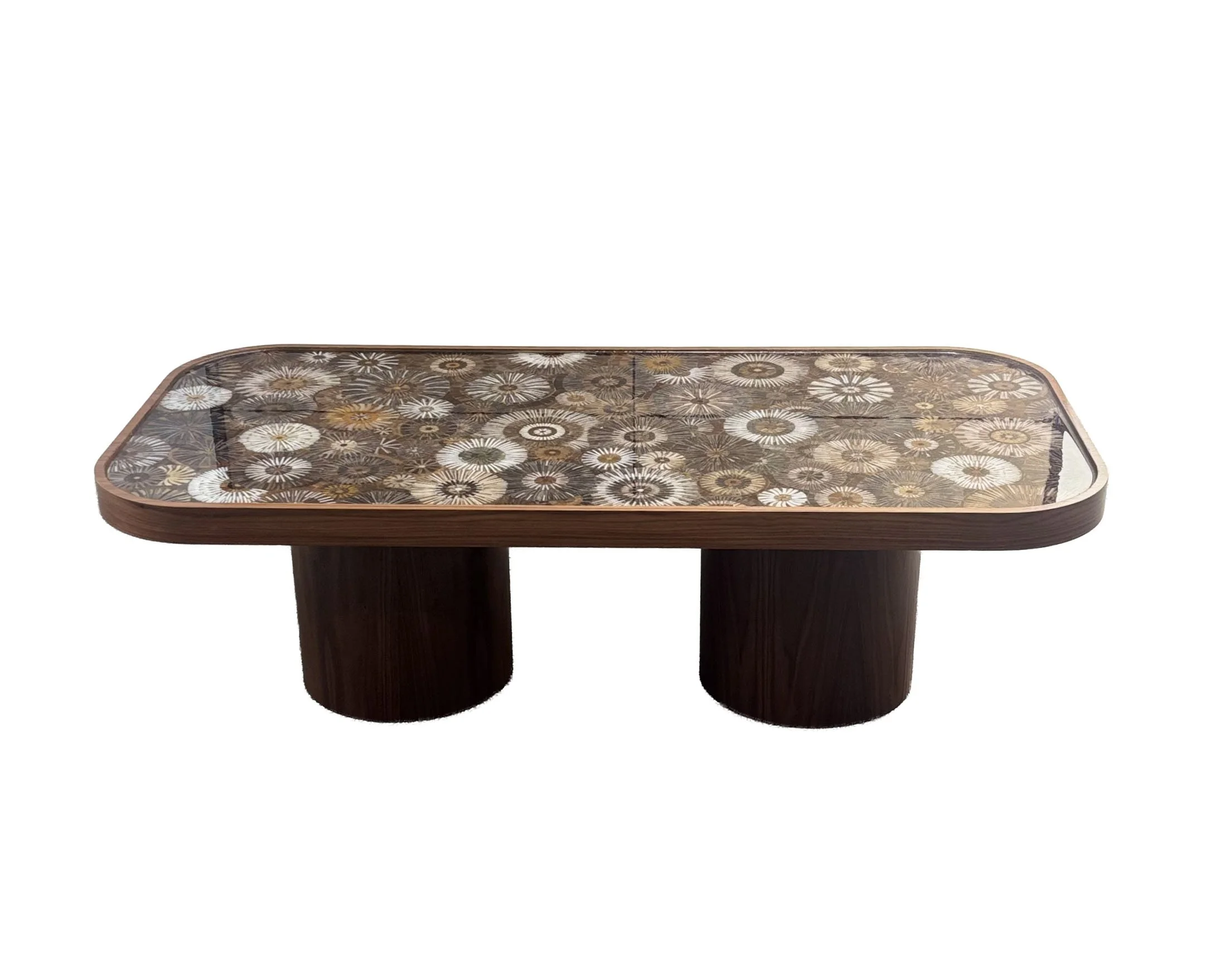 Palazzo Coffee Table Blossom and Resin - Oval