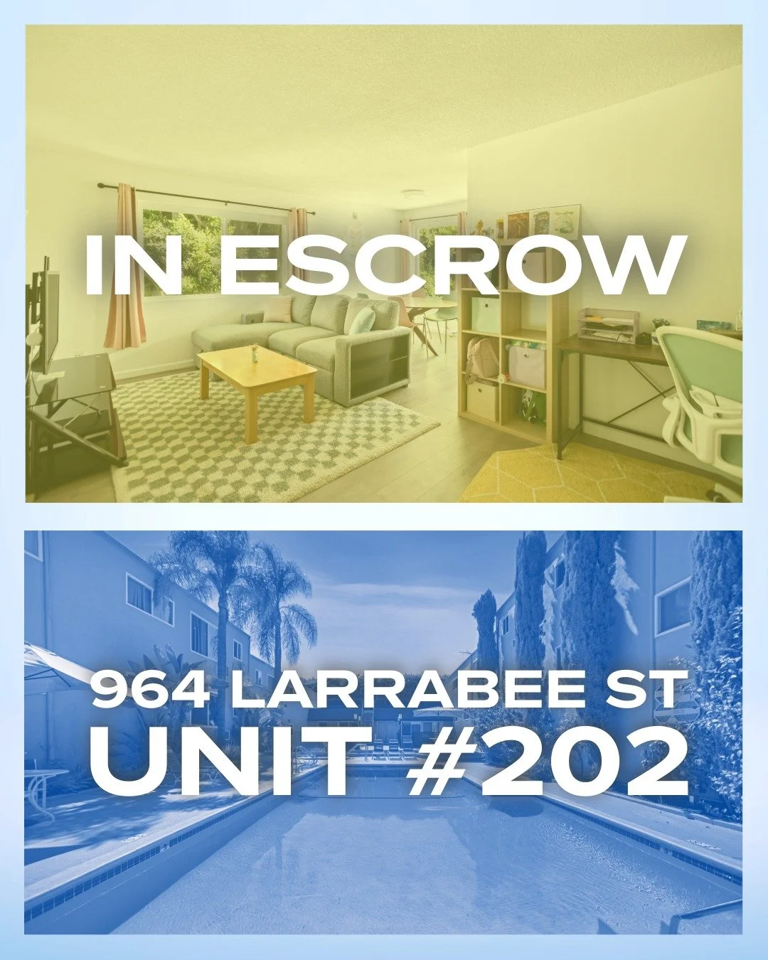 Opened Escrow in West Hollywood ✨🏡

Affordable homeownership is still possible here, and 964 Larrabee St. #202 just proved it. 💡

Our seller connected with us through one of our YouTube ads and hired us to get her longtime income property sold. Wit