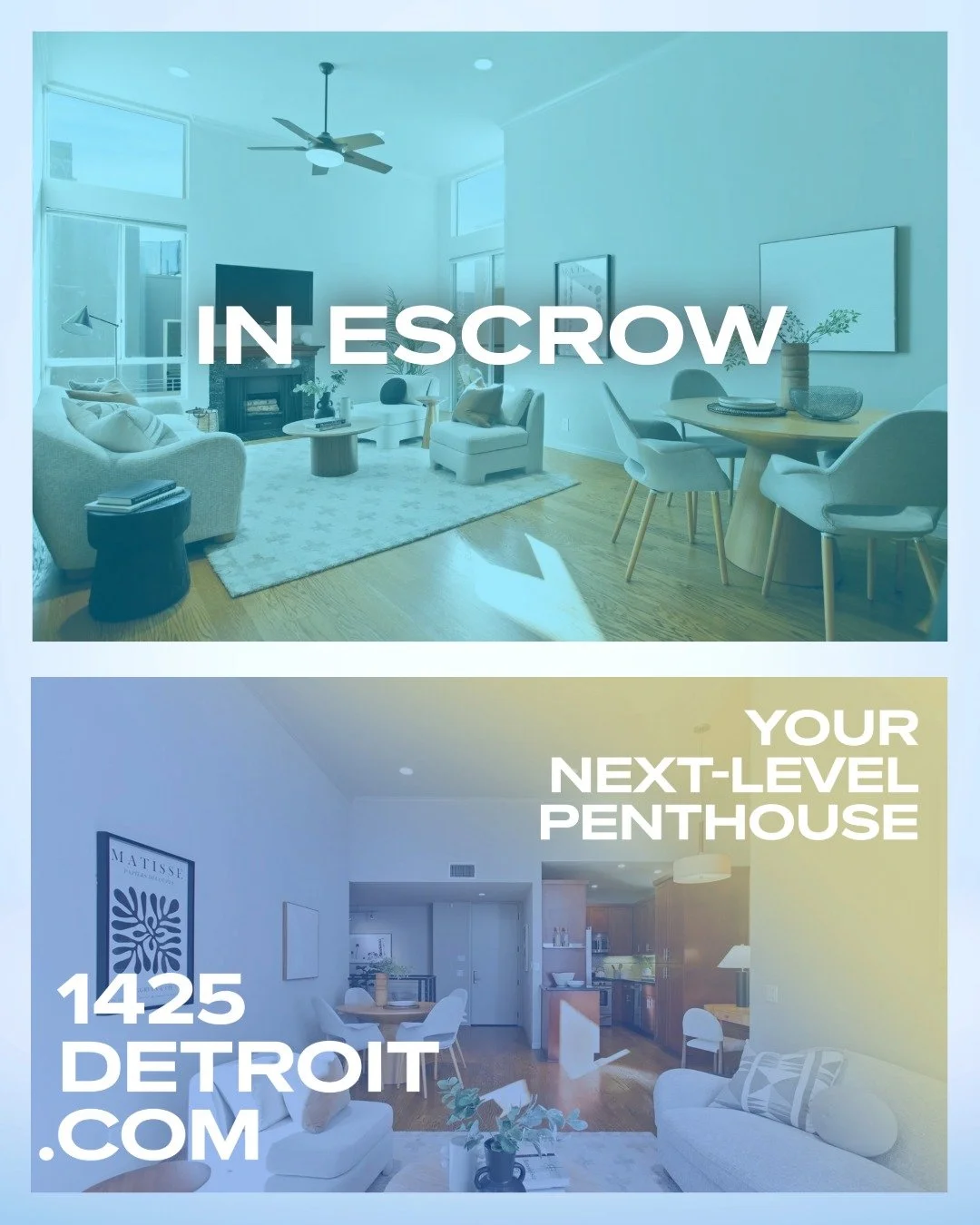 In Escrow | 1425 N Detroit St #PH405

This top-floor, two-level penthouse is now in escrow. Strong early activity reflected a clear strategy, thoughtful positioning, and a focused launch from day one. Grateful to our sellers for the trust and looking