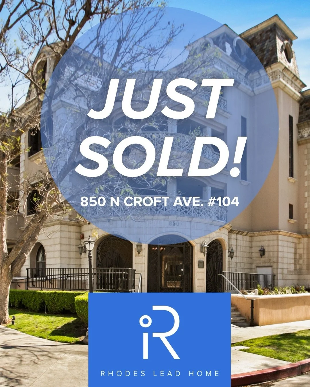850 N. Croft Ave. unit 104 near Melrose Place is now S O L D. $1,250,000

The journey began 2 years ago when our clients first seeked our advice. With the market shifts, building construction, and the timing to meet their needs, we helped maximize th