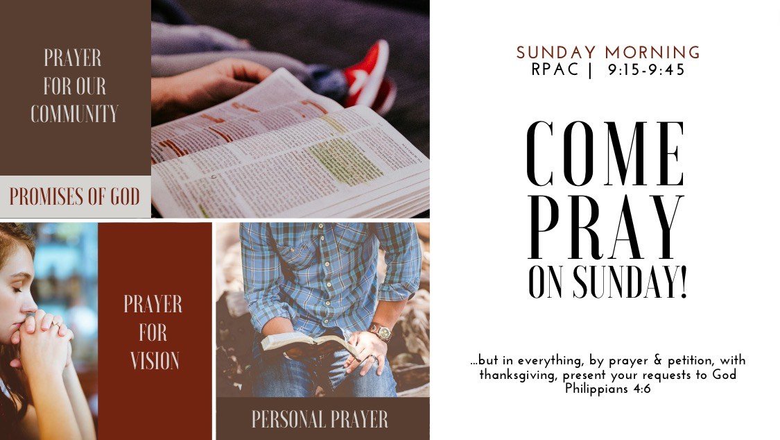 Sunday Morning Prayer