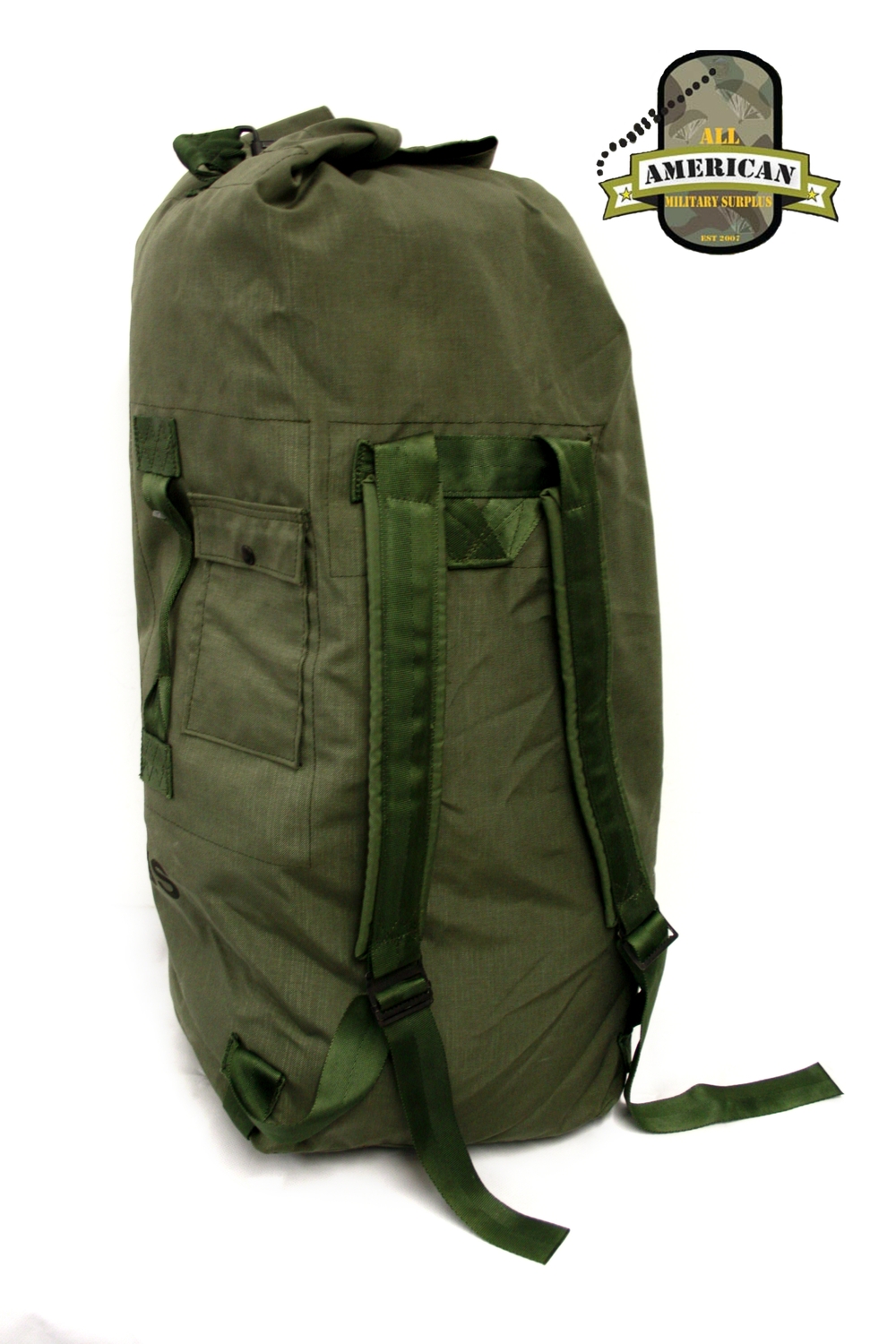 8465016046541 Improved Duffel Bag, OD Green, USGI Issue