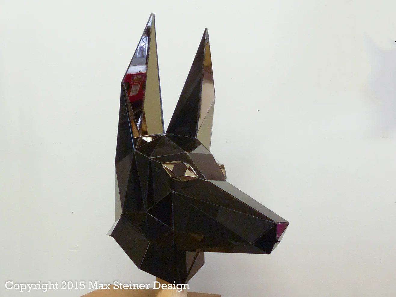 Anubis Helmet - Black/Bronze Eyes