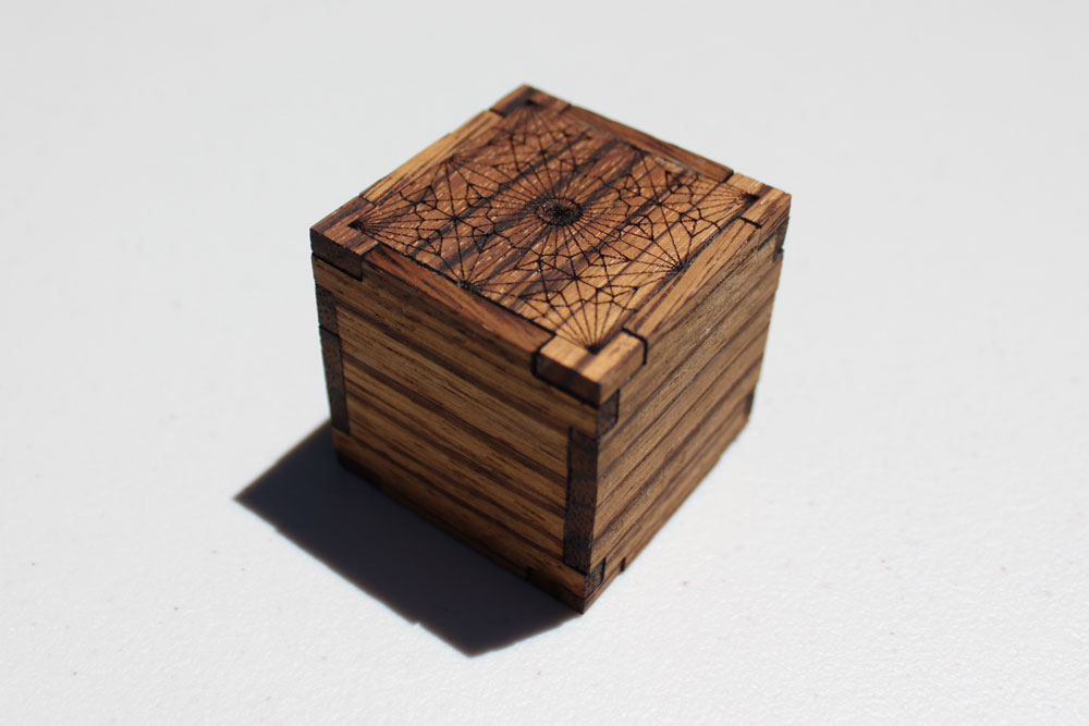 Ring Box - Zebrawood