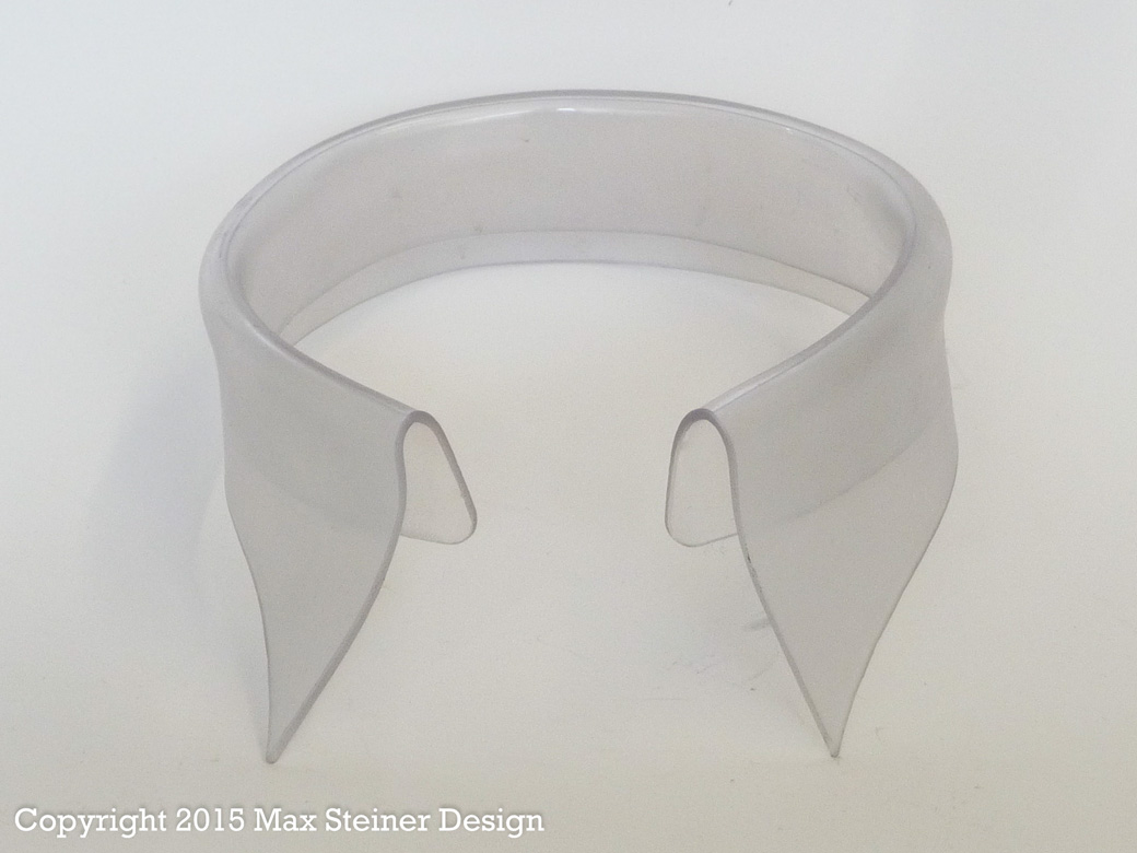 Formed Collar - Sandblasted Clear