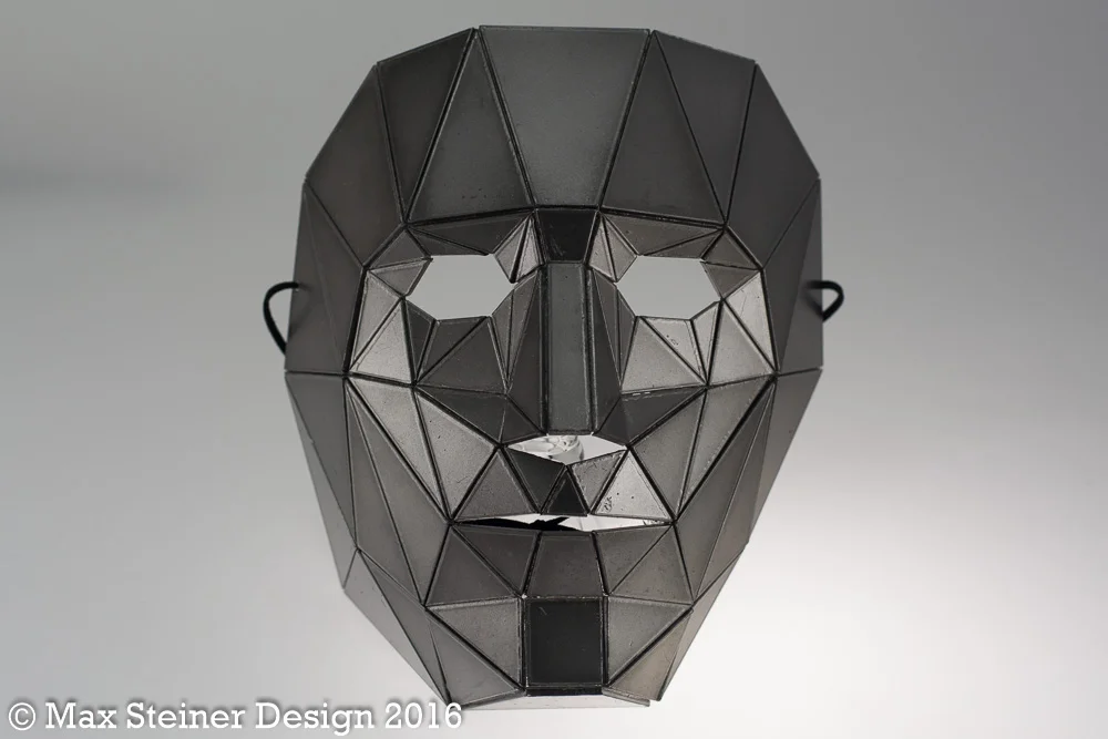 Facet Face - Black Chrome