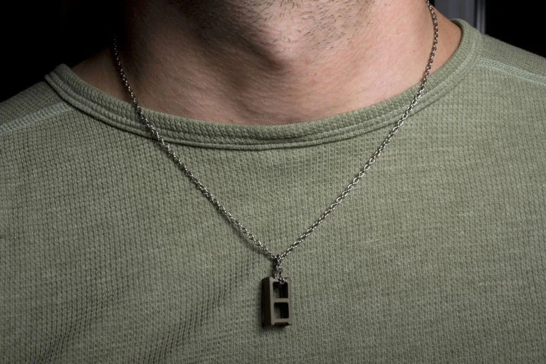 Cinder Block Necklace - 20"