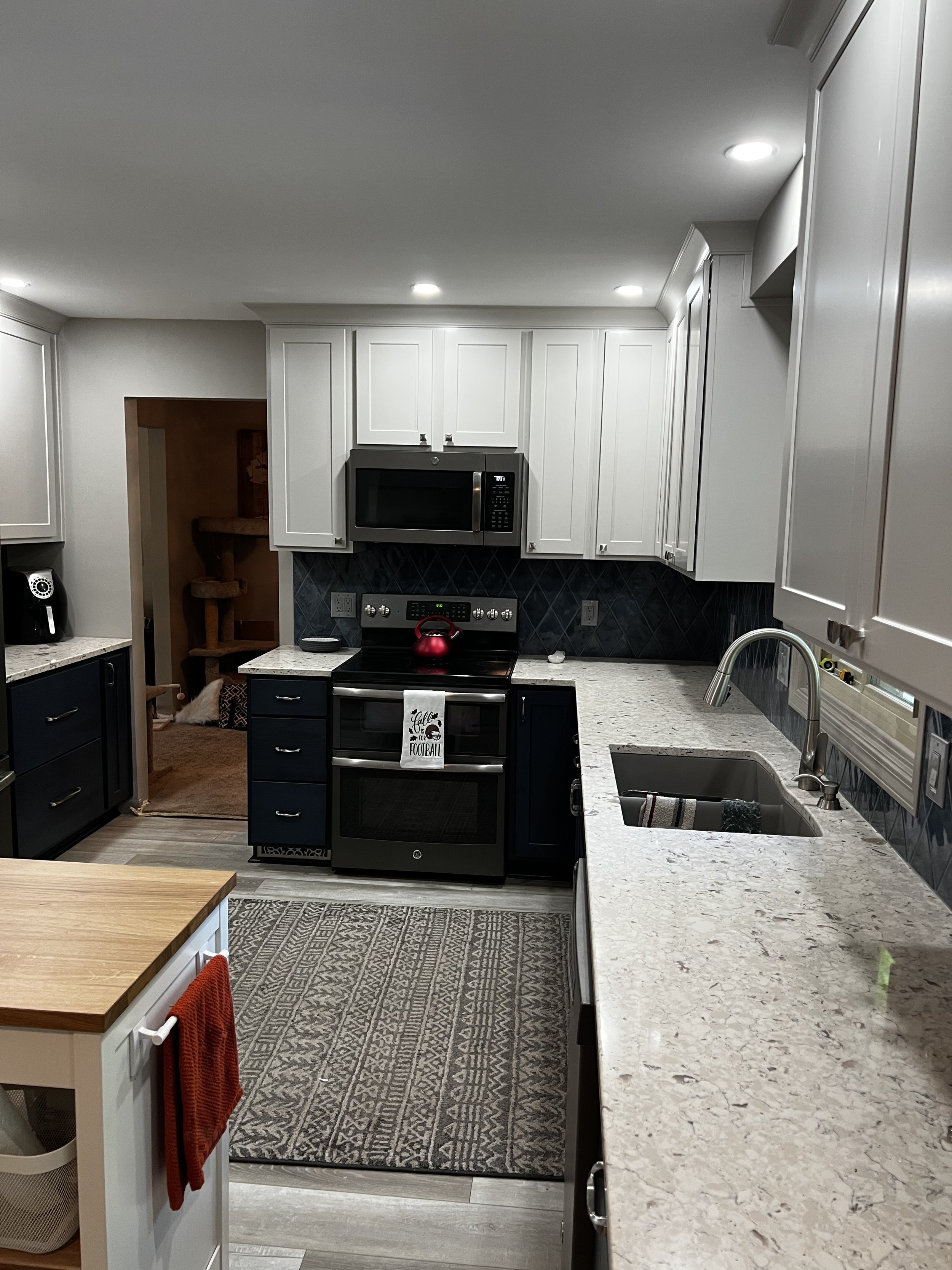 Contemporary Transitional Kitchen Remodel by MJ Sweebe Builders LLC project photo