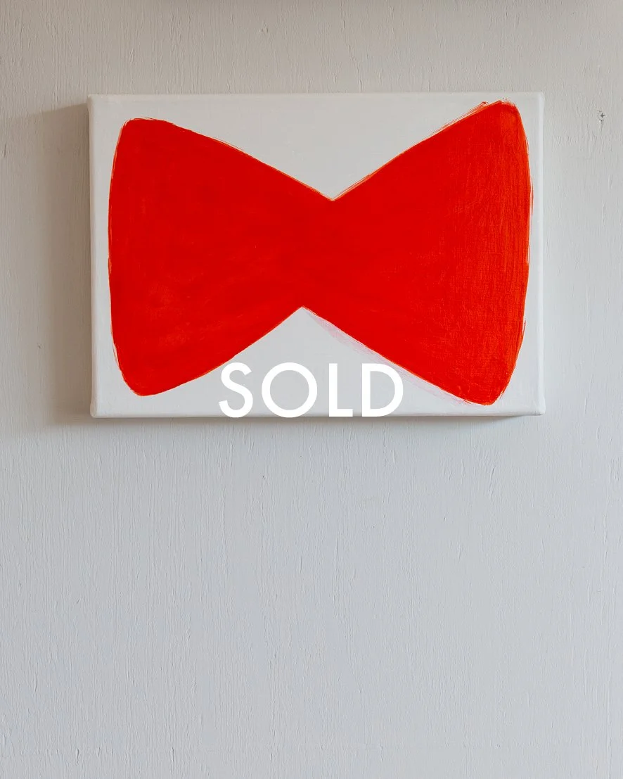 "The time is now (Bright Orange-Red)" | 27 x 38 cm