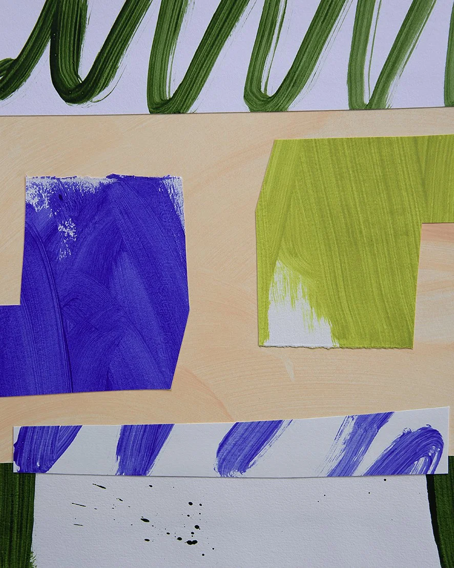 originalmålning av sonja dahlgren kollage grön blå orange närbild.jpg