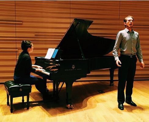 Geoff Hahn & Renate Rohlfing performing live at the Dimenna Center, 