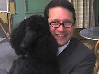 Nick and his doggy, Greta.