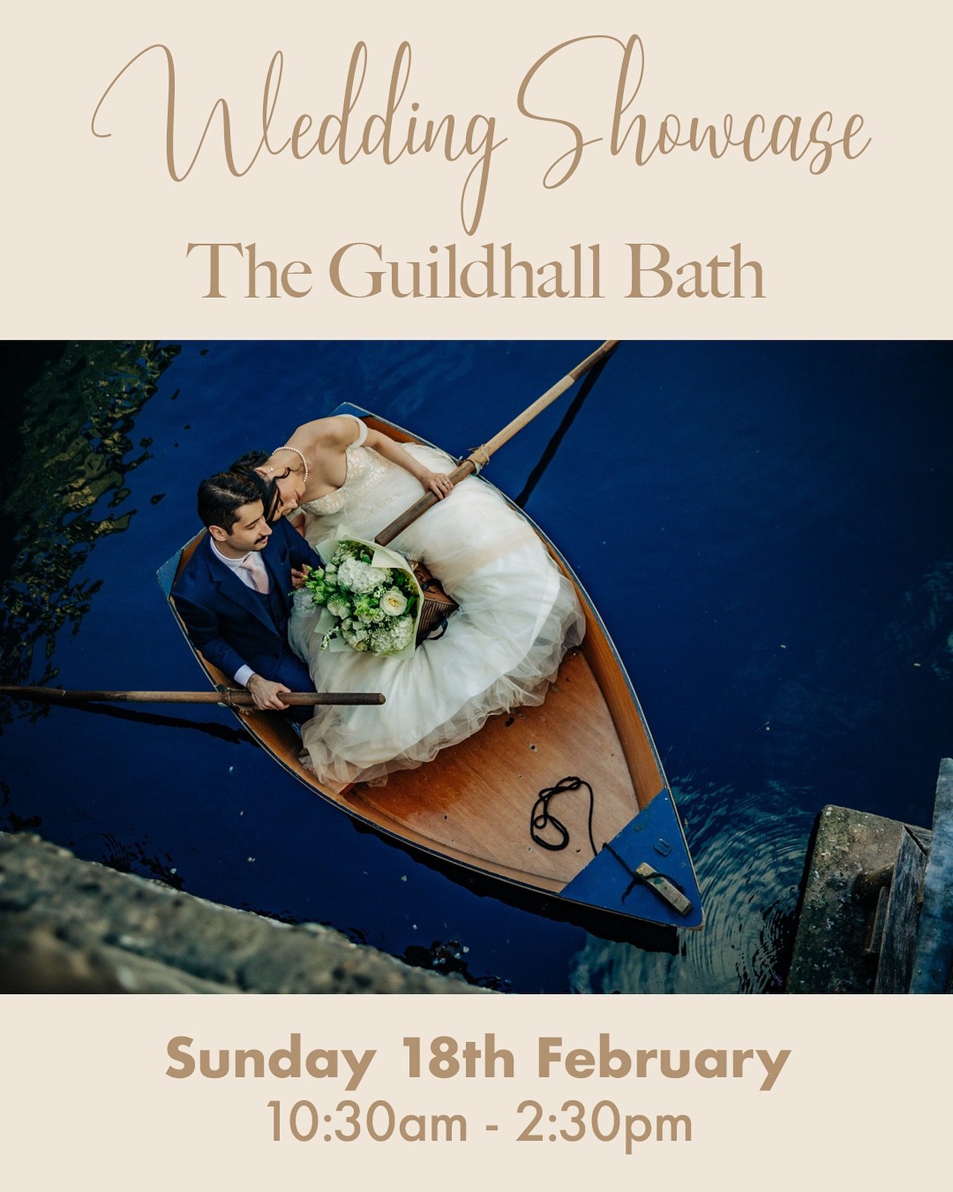 Happy Friday everyone 🙌

I&rsquo;m super-excited to announce that I have been invited as a preferred vendor for the Bath Wedding Showcase event, taking place on Sunday 18th February from 10:30am to 2:30pm at The Guildhall, BATH 🥂

Just over one wee