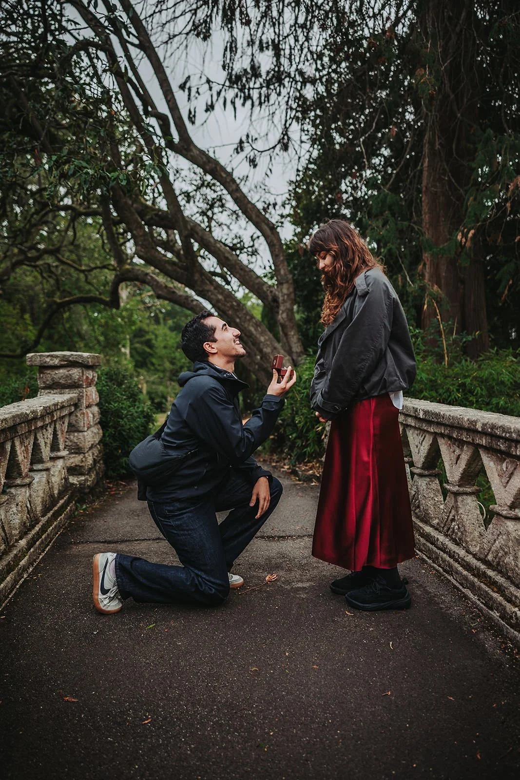 Surprise Proposal from Mexico to The Botanical Gardens in Bath