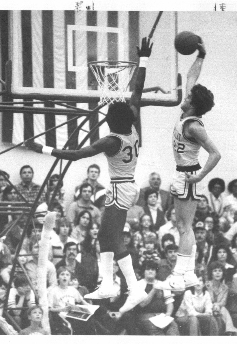 Bill Rieser dunking in his prime