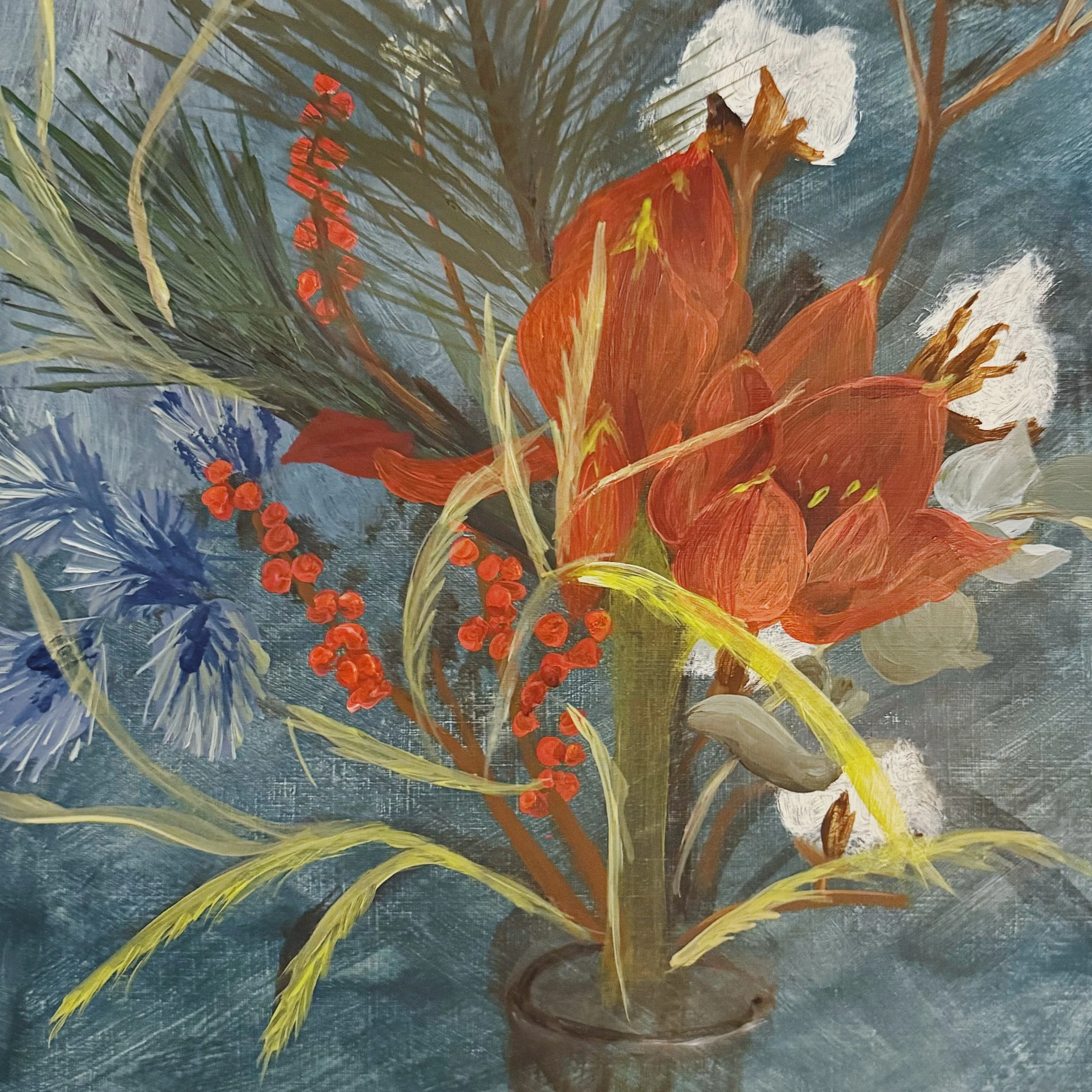 Festive Painting Class with Cheese & Wine