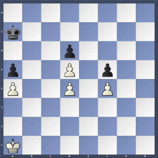 Emanuel Lasker and Gustavus Reichhelm, Chicago Tribune, 1901 White to play and win