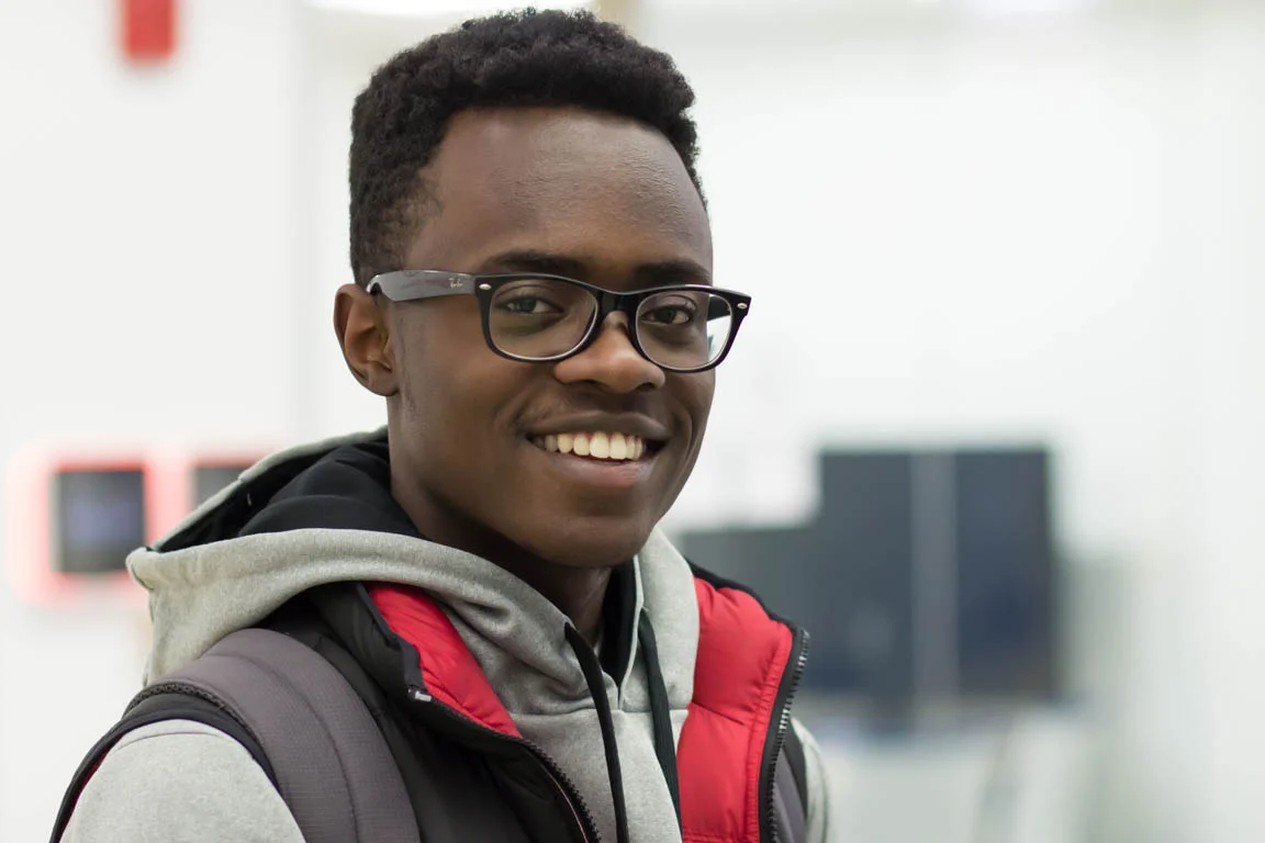 From White Plains, New York, via Webster University in St. Louis, FIDE Master Joshua Colas