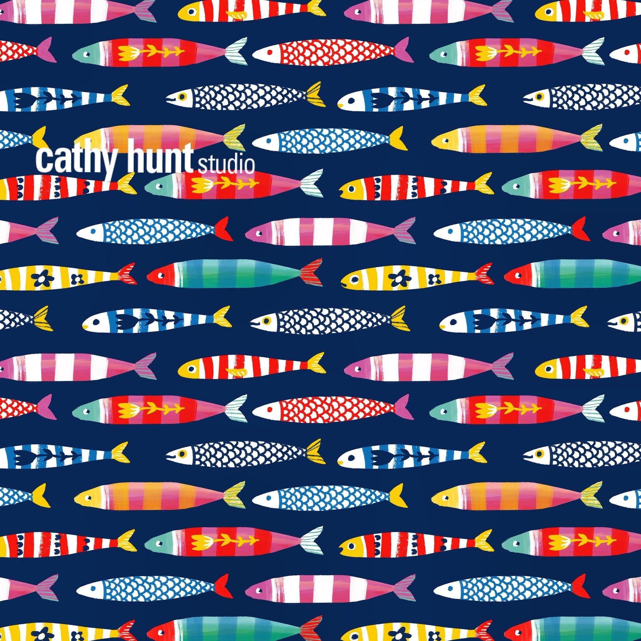 Sardines pattern. 
-
#sardines #sardine #cathyhunt #surfacepatterndesign #surfacedesign #textile #textiledesign #fabricdesign #printpattern #printandpattern #fabriccollection #nauticalart #nautical #theydrawandcook #riviera #illustration #fish #giftw