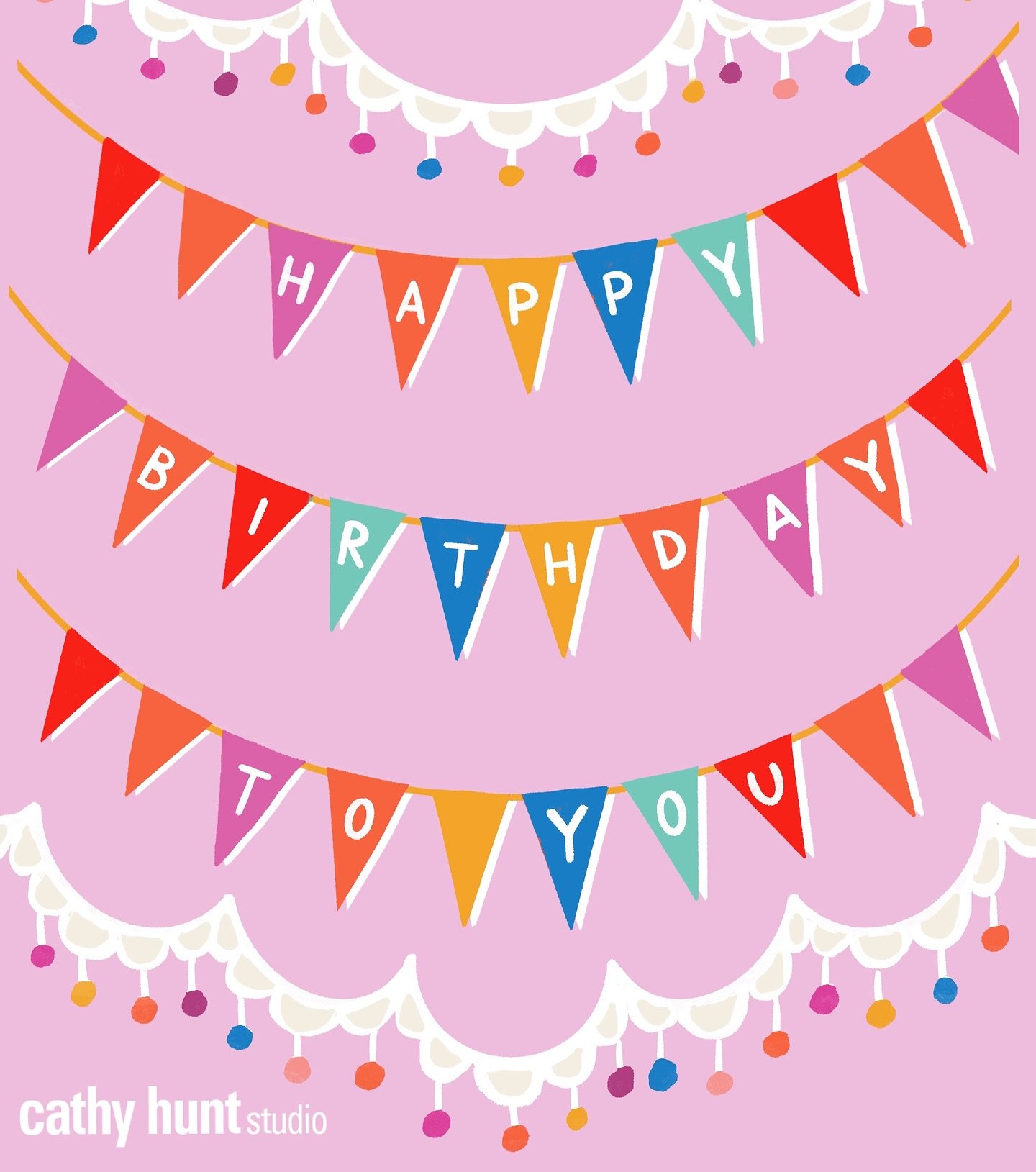 Happy Birthday to you!
-
#happybirthday #birthday #birthdaygreetings #birthdaycard #cathyhunt #handlettering #handlettered #surfacepatterndesign #surfacedesign #stationery #stationerydesign #birthdaybanner