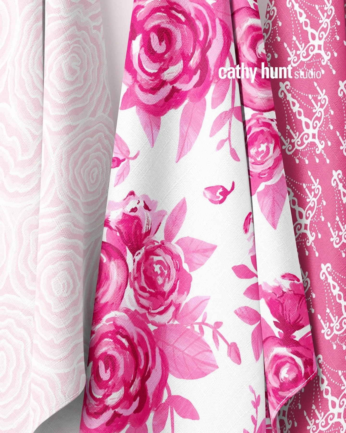 Pink roses. 
-
#roses #pinkrose #cathyhunt #textiledesign #surfacepatterndesign #surfacepattern #surfacedesign #fabric #fabricdesign #floral #florals #illustration #lavieenrosestyle #lavieenrose #coquette #coquetteaesthetic #flowerpainting #birdsbutt