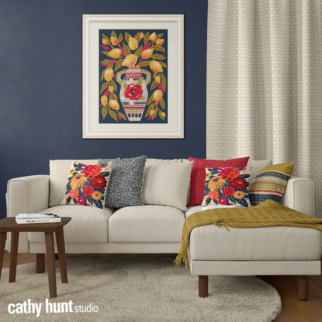 Another mockup for the @licensingexpo show. It&rsquo;s so fun to gather several designs into one setting. If you missed the show you can get in touch with my agent @brenda_manley_designs 
-
#brendamanleydesigns #cathyhunt #licensingexpo #licensingexp