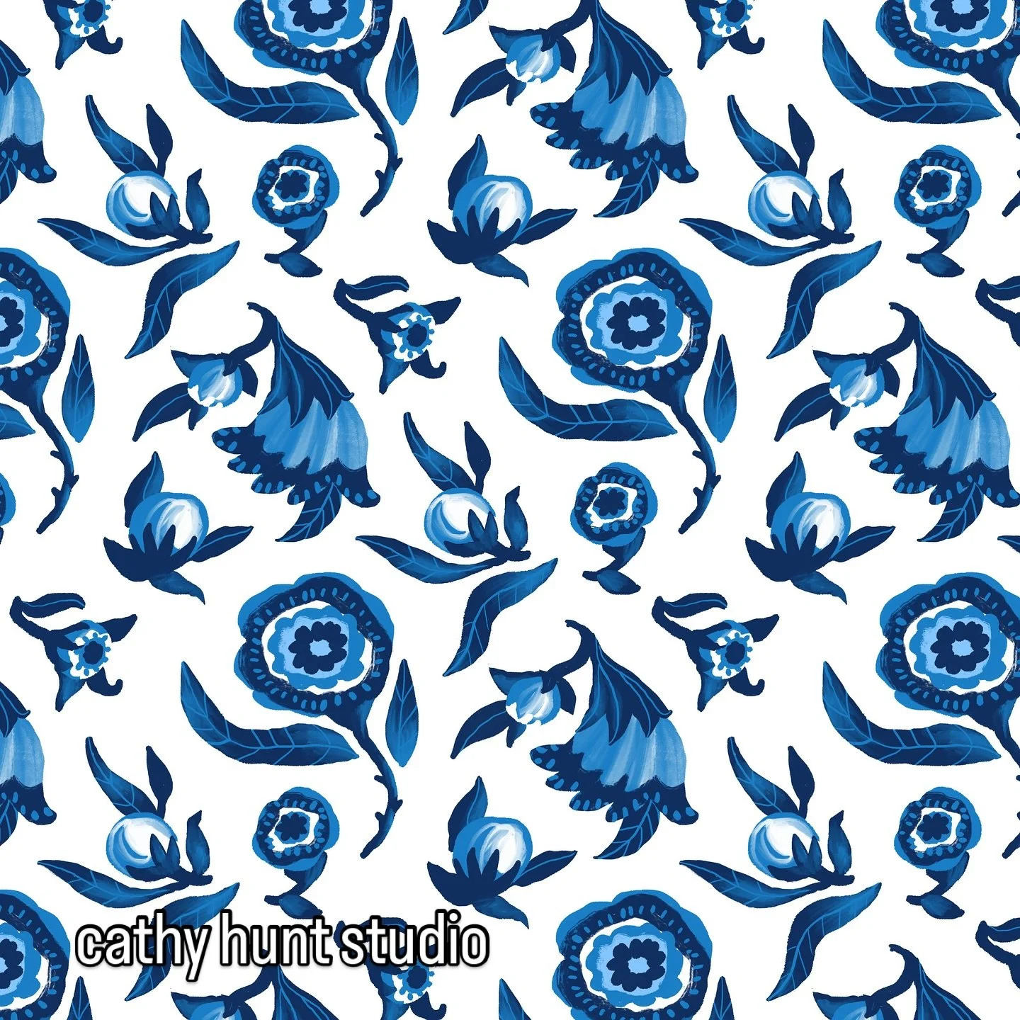 More of the collection. 
-
#surfacedesign #surfacepatterndesign #surfacepattern #cathyhunt #riviera #theydrawandgarden #floral #blueandwhitedecor #blueandwhite #floralprint #floralpattern #birdsbutterfliesandblooms #stationerydesign #stationery #gree