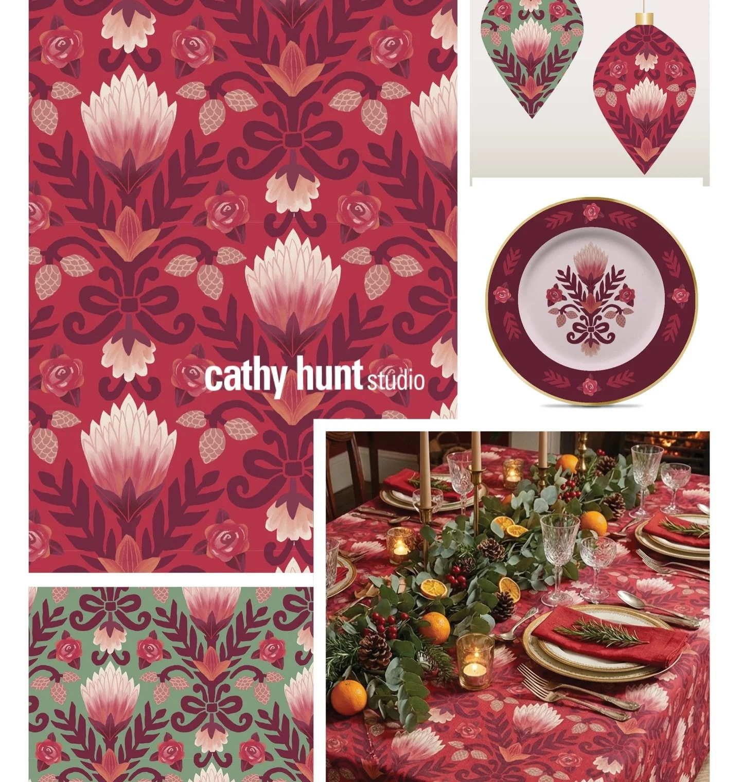 Protea Christmas pattern. There&rsquo;s a lot of ways to use this one piece of art!
-
#protea #printpattern #surfacepattern #surfacepatterndesign #cathyhunt
